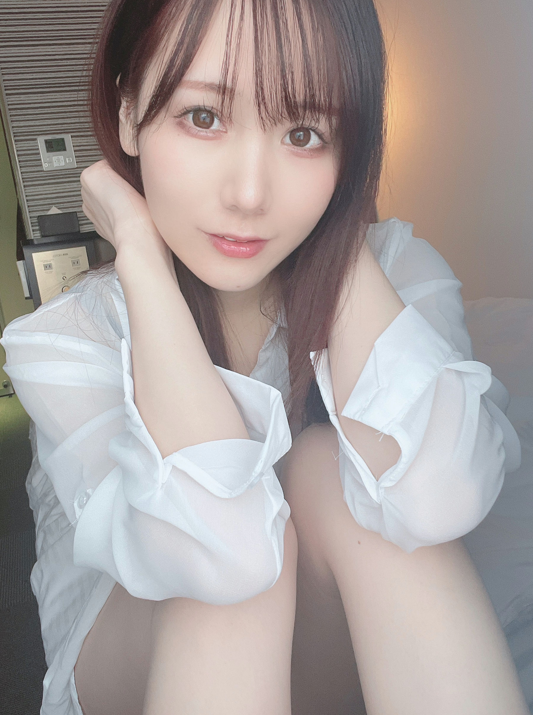 日本甜美COSERけんけん[fantia] 20220128-透けシャツ×ランジェリー [33P]