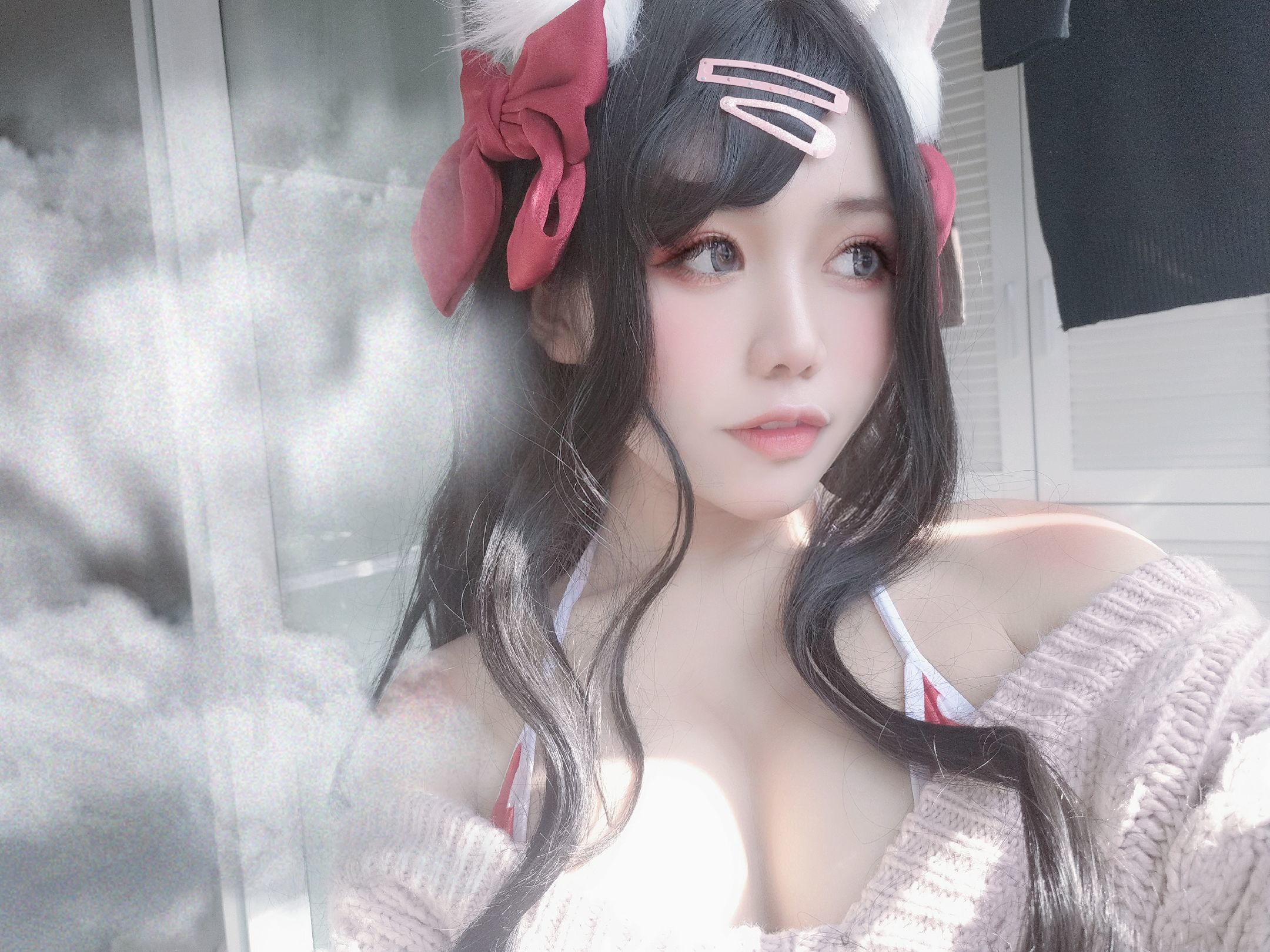 一笑芳香沁写真 窗与宠物猫 [25P]