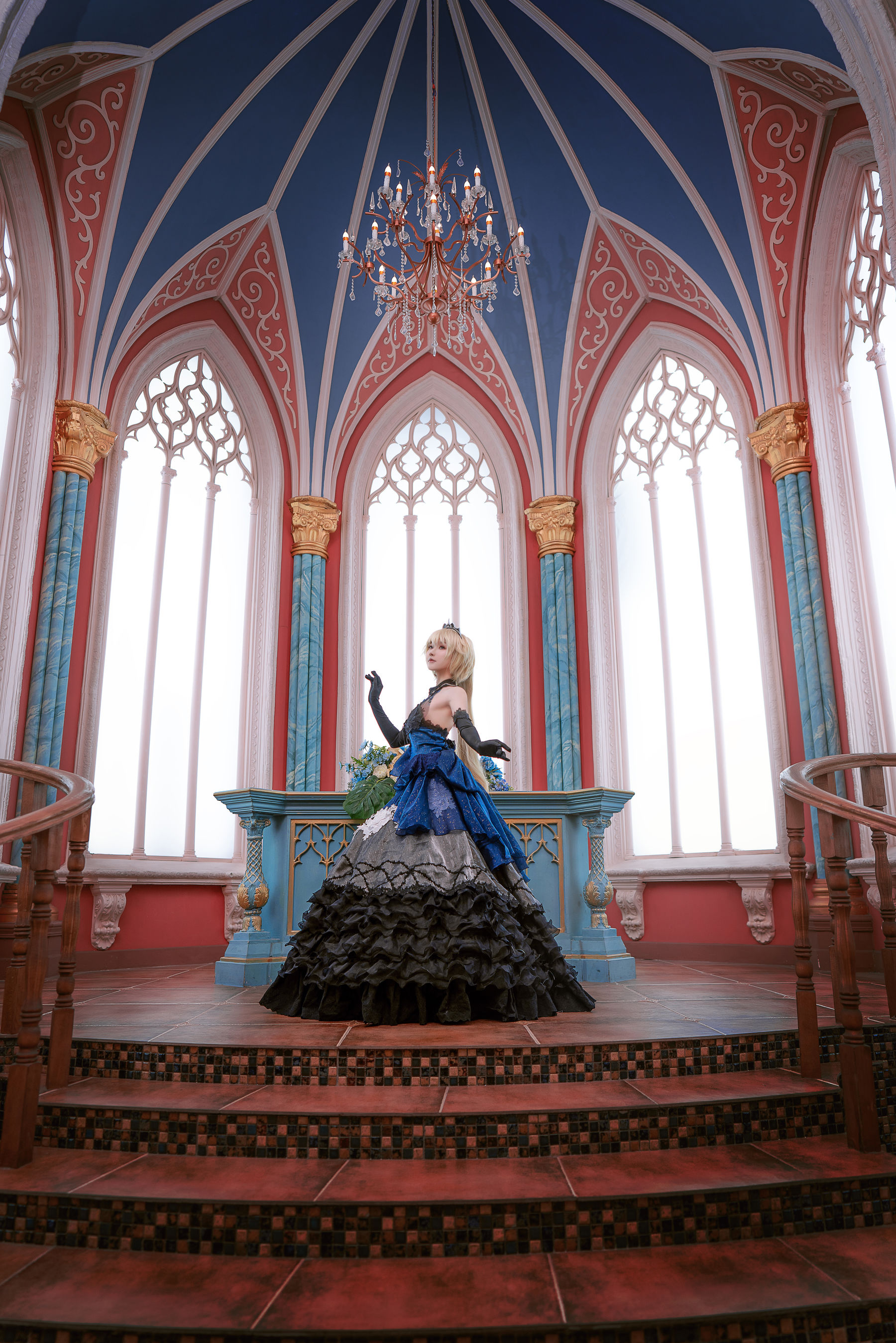 动漫博主阿包也是兔娘 – 贞德婚纱 [26P]