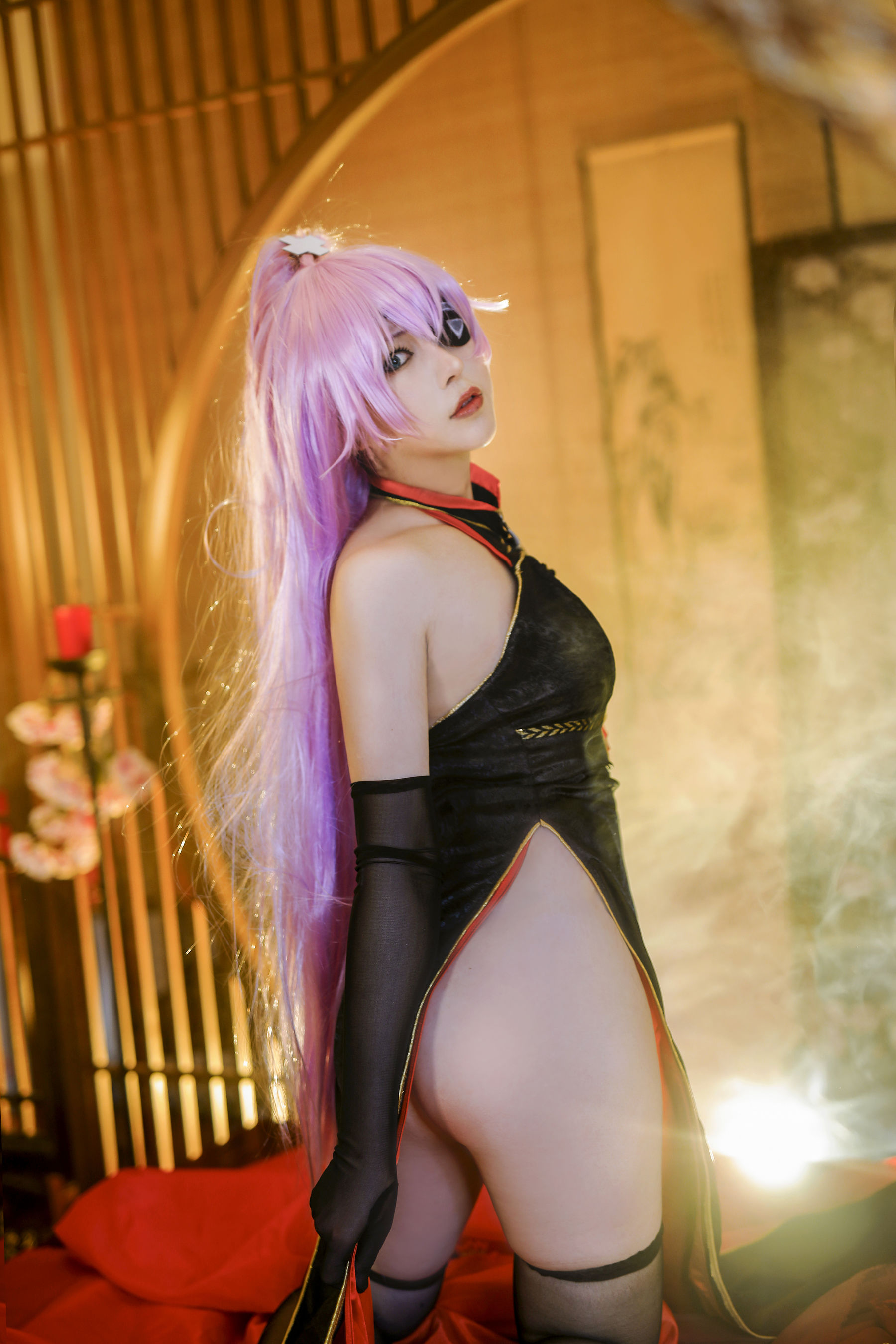 小容仔咕咕咕 – 沙恩霍斯特旗袍 [11P]