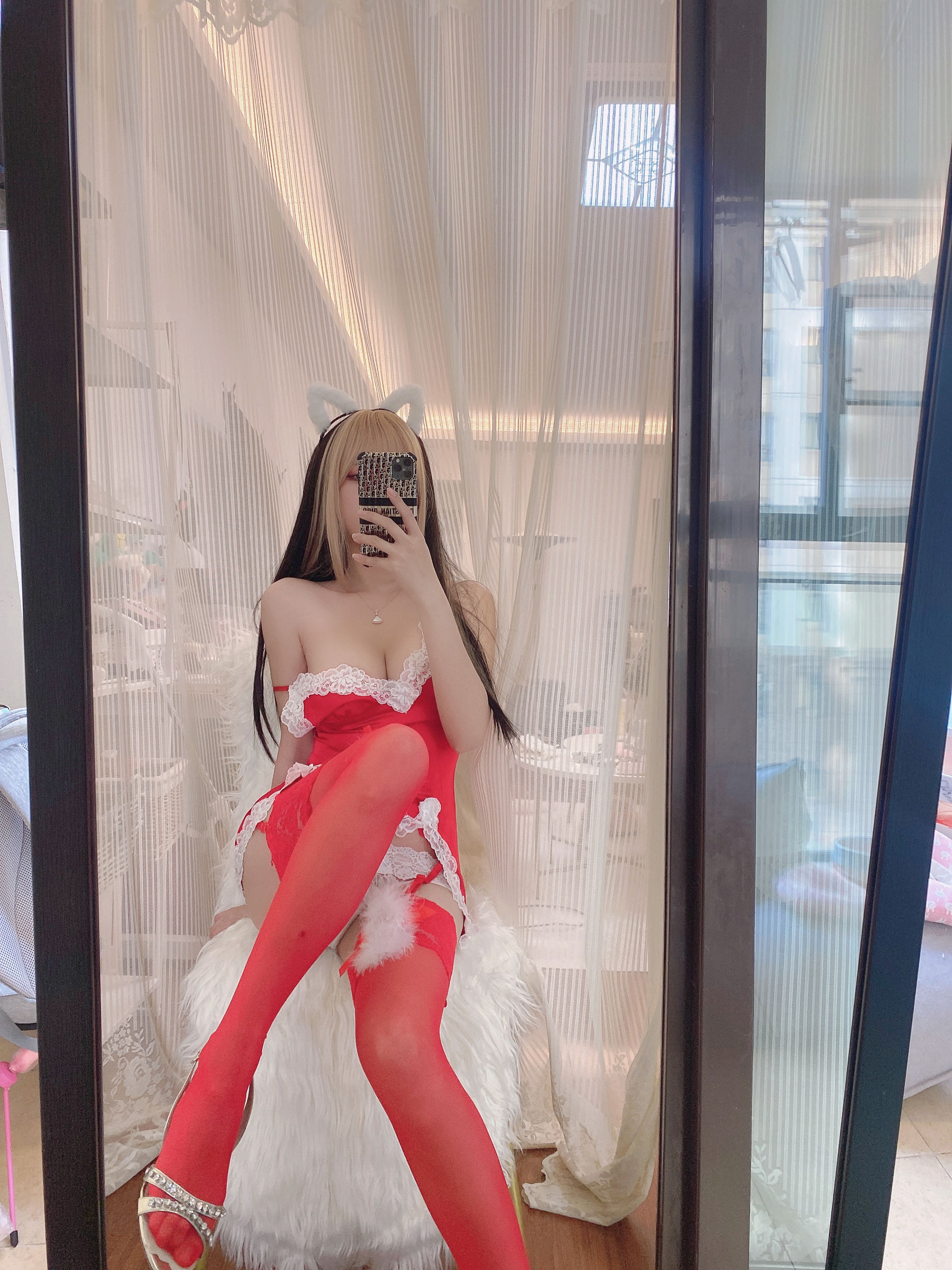 斗鱼米线线sama写真 – 新年大礼包 [47P]