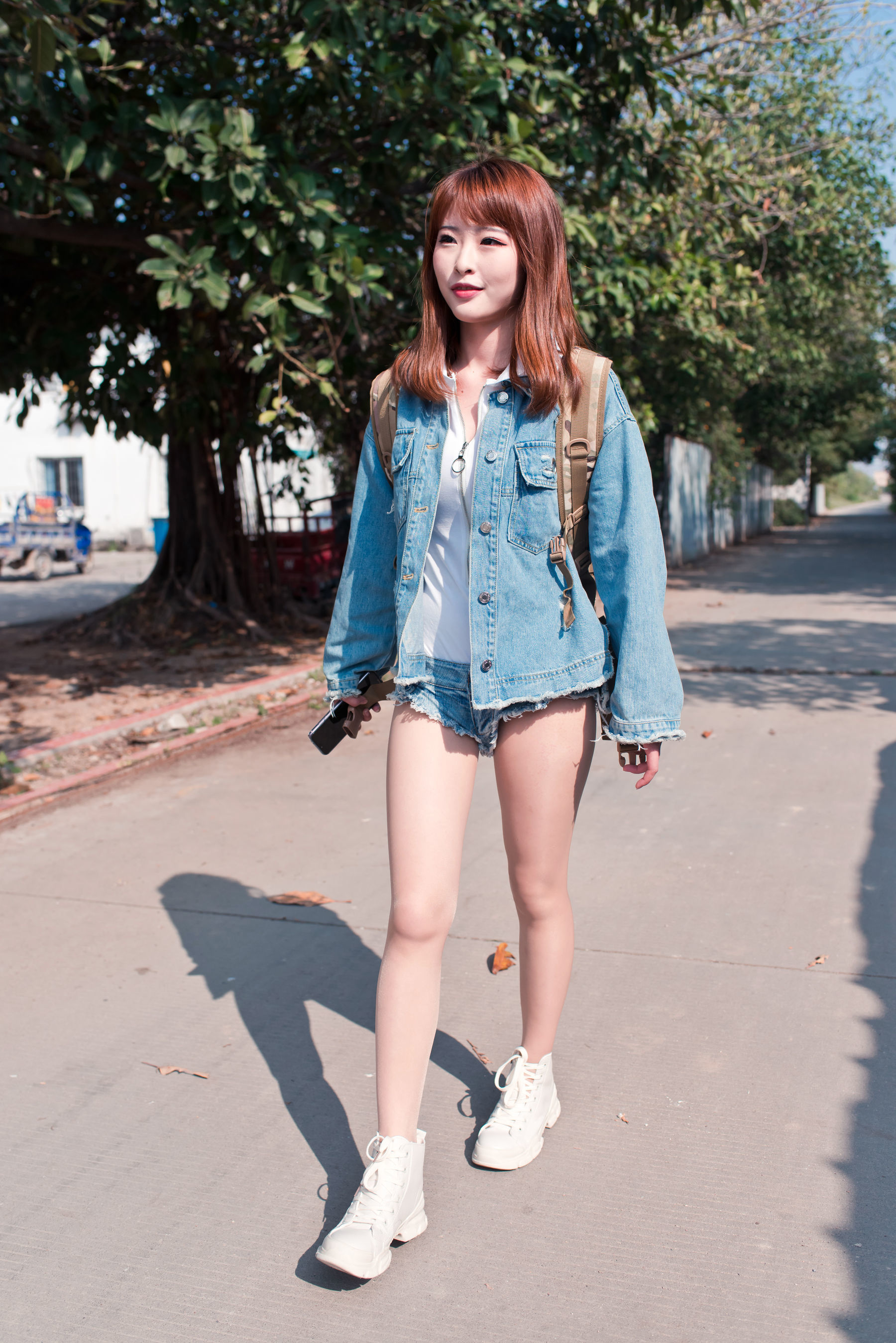 尤物清水由乃 御风街拍 轻水海鸥岛RS牛仔街拍 [100P]