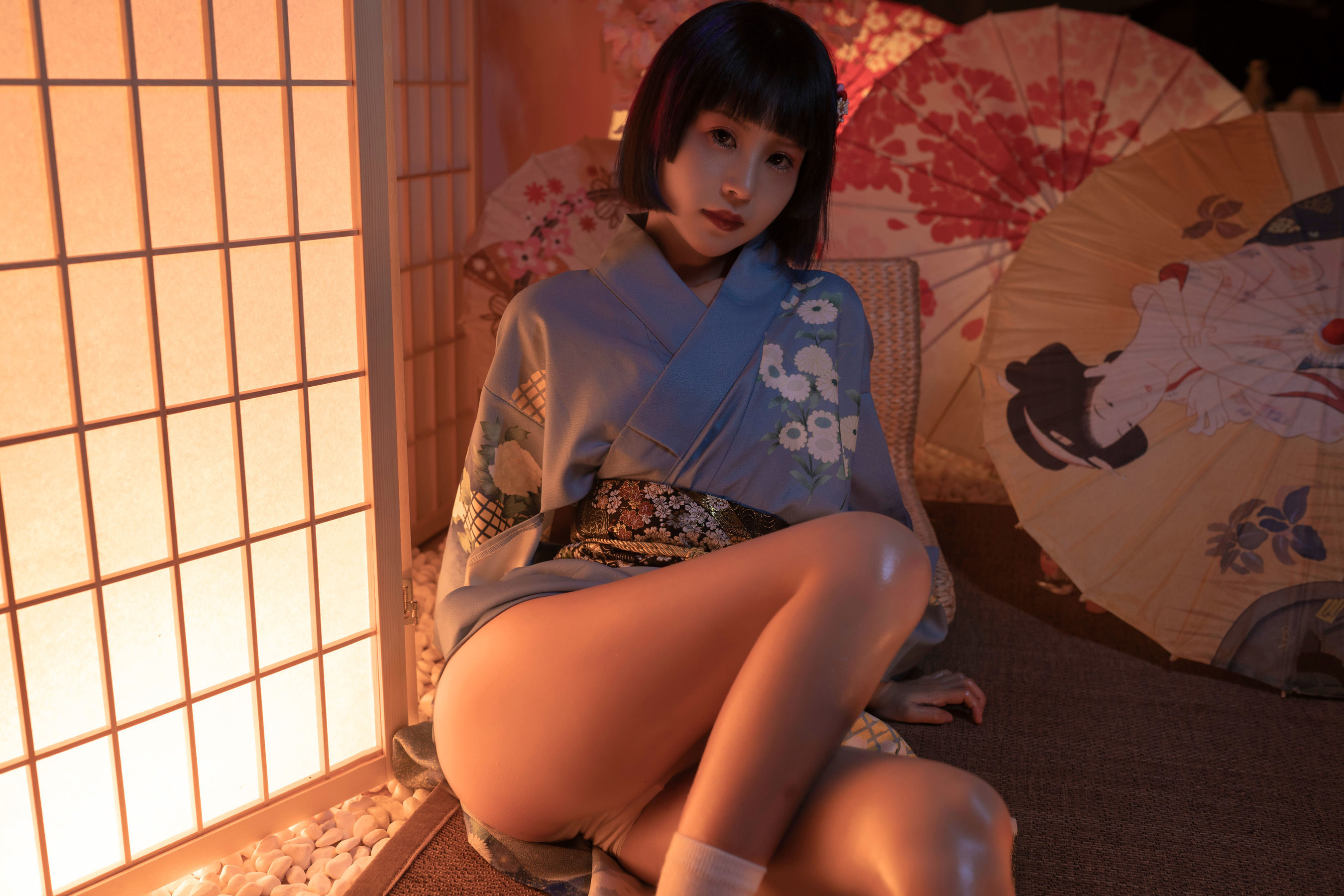 美少女晕崽 – 樱之诱惑 [34P]