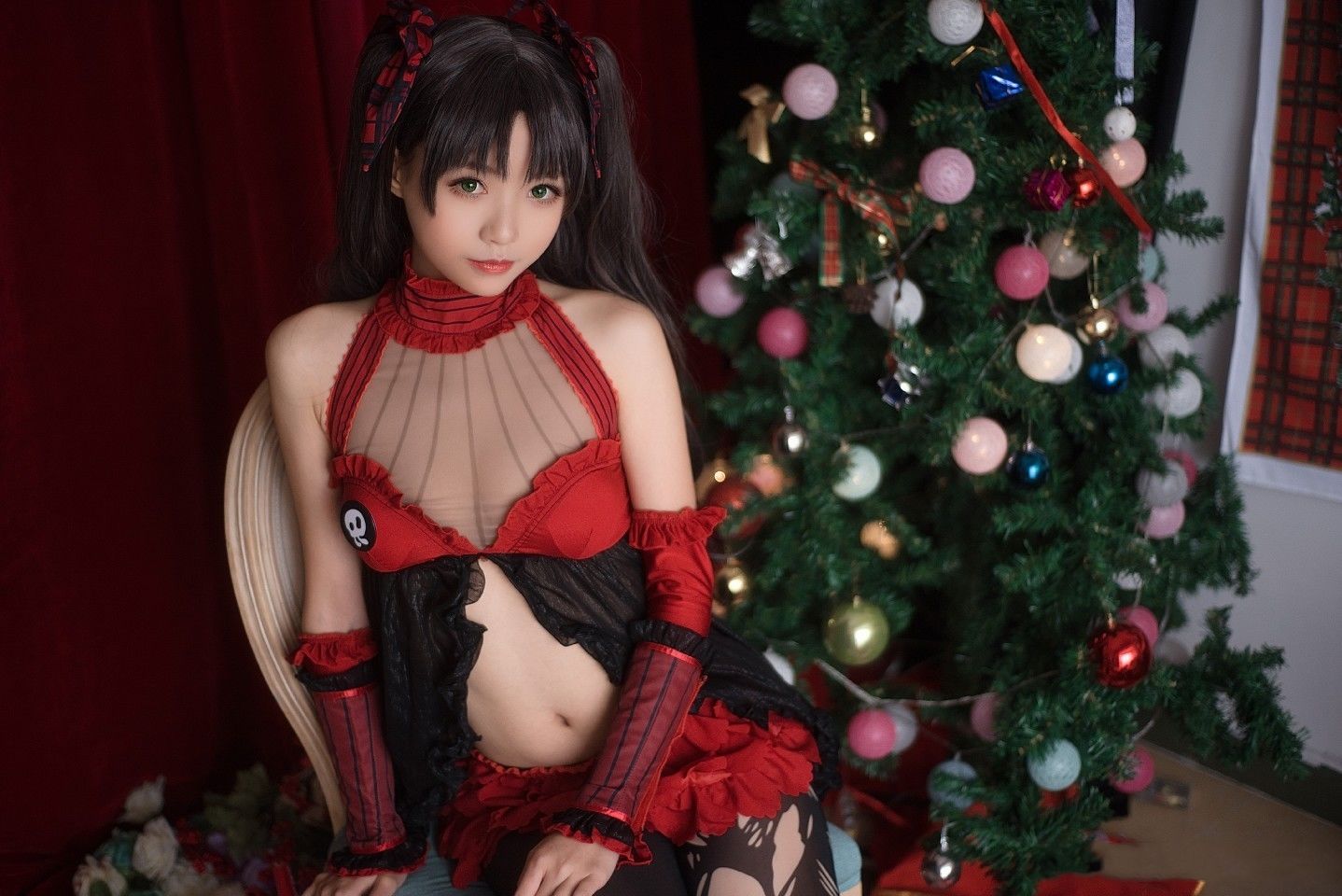 动漫博主大大卷卷小卷 – 内衣双马尾 [8P]