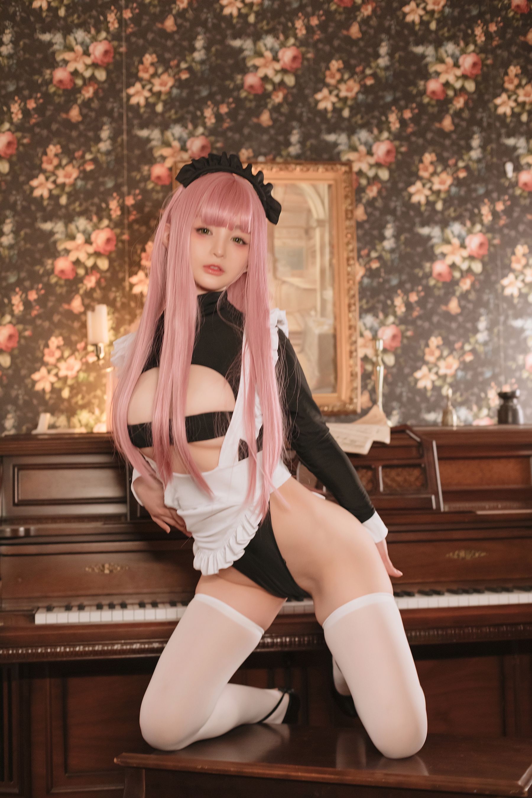 桜井宁宁 – 复古女仆 [45P]