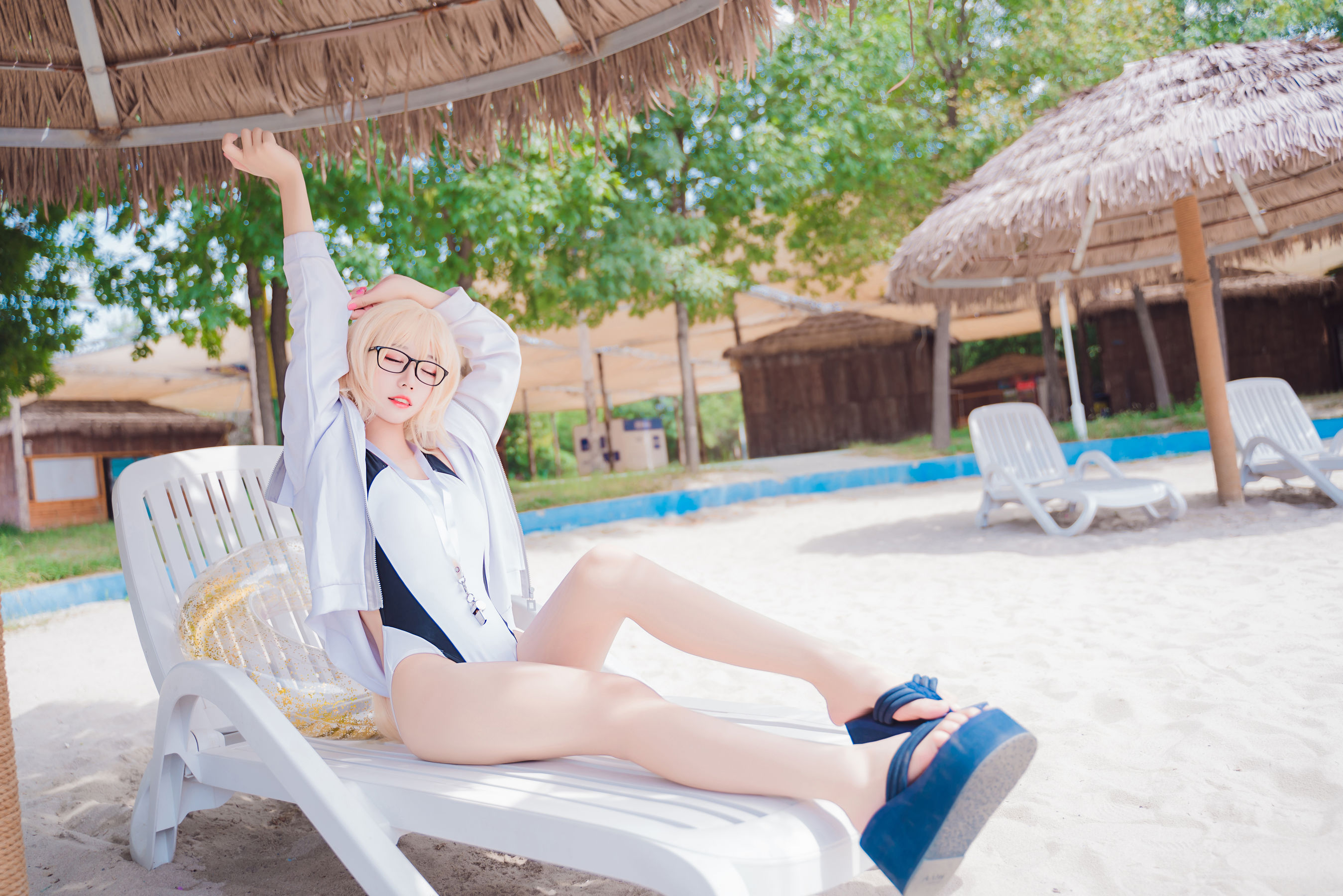 猫君君MaoJun – 贞德竞技泳装 [46P]