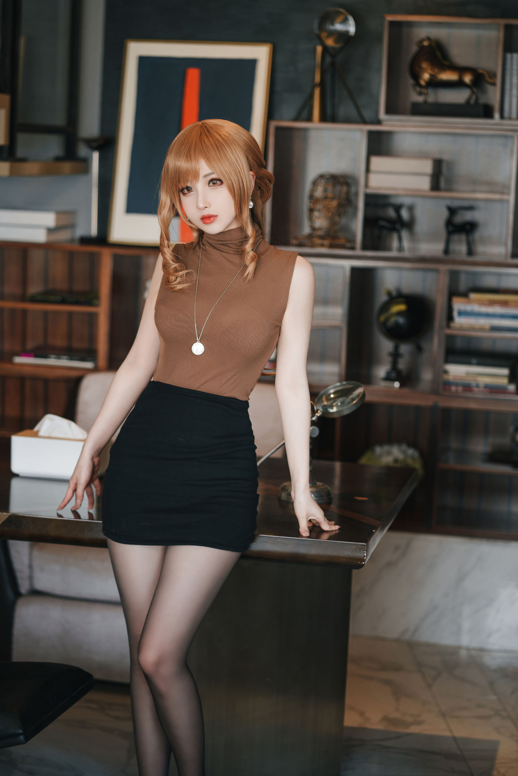 COS福利rioko凉凉子(肉扣热热子) – 人妻的一天-公司篇 [30P]