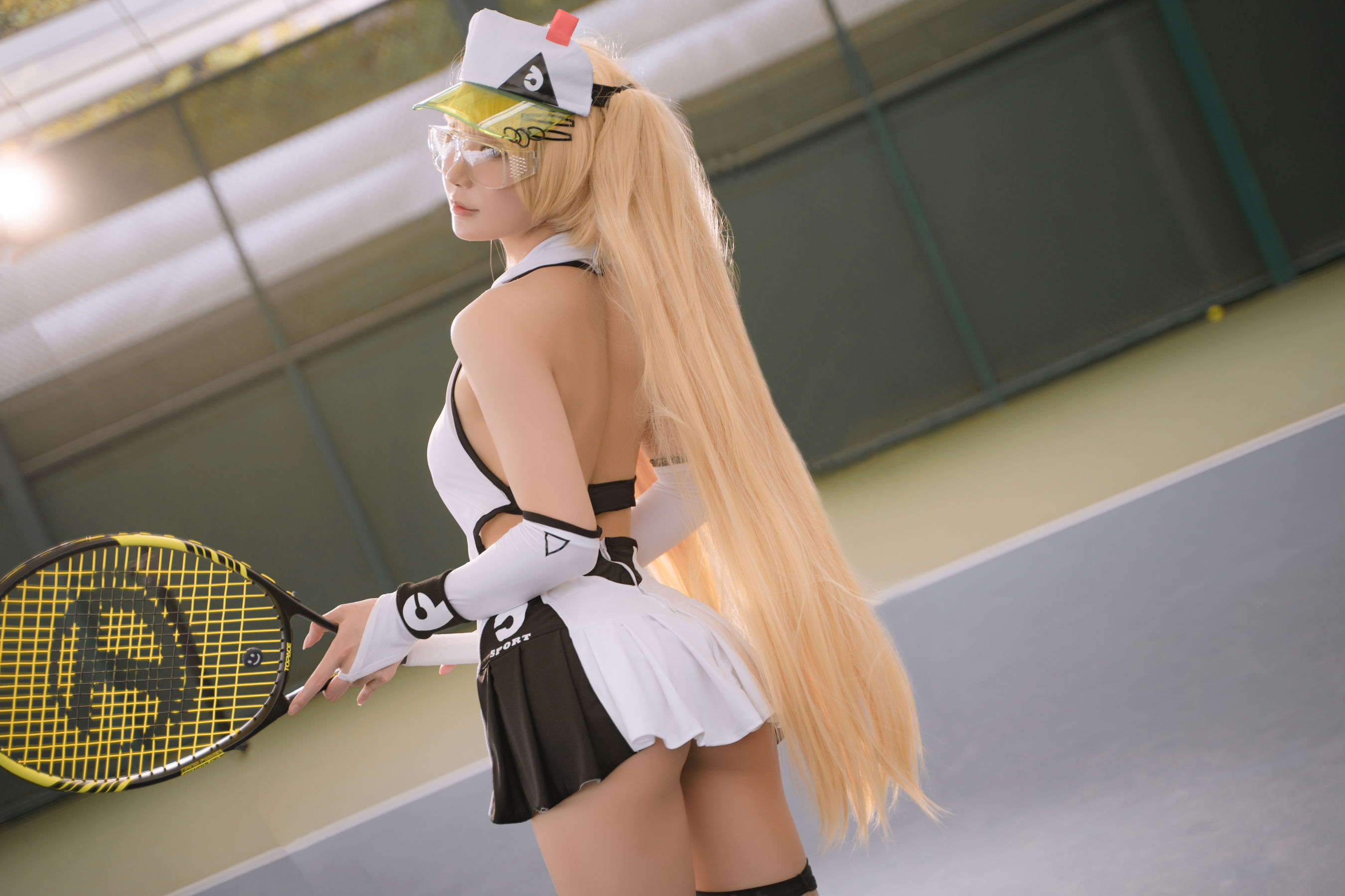 动漫博主阿包也是兔娘 – 贝奇网球服 [21P]