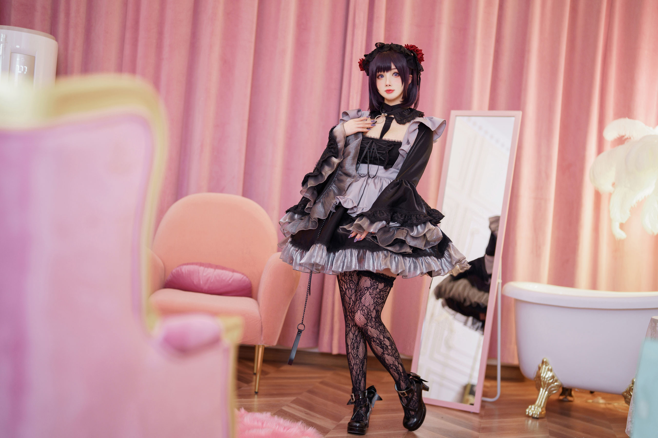 COS福利rioko凉凉子(肉扣热热子) – 黑江雫 耻辱俱乐部 小雫 [40P]