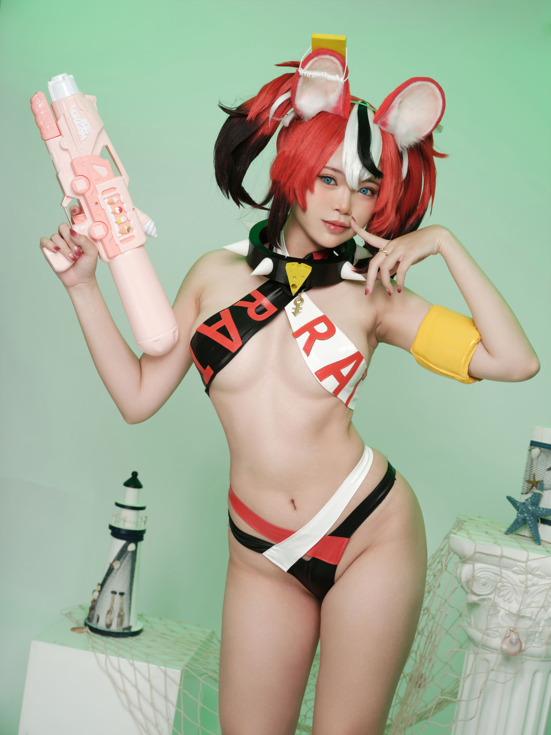 ZinieQ – Hakos Baelz Pole Dancing [38P]