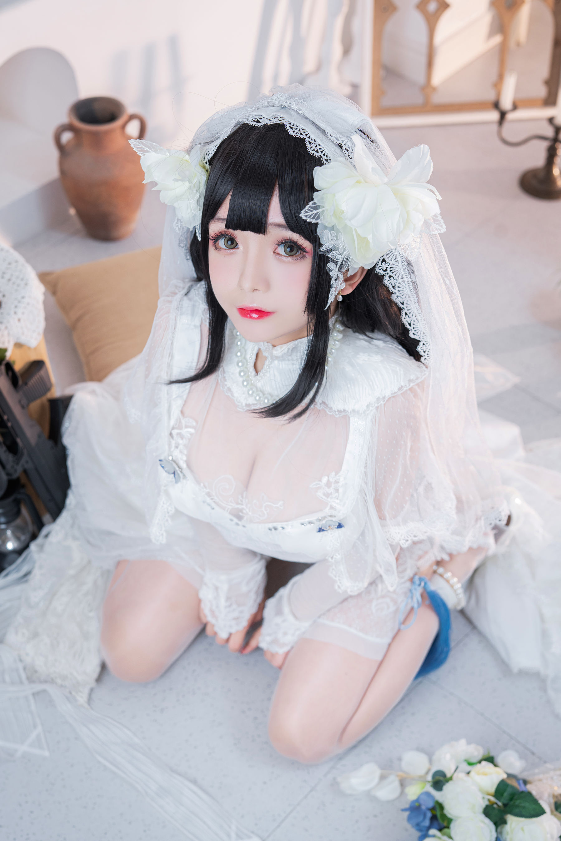 Cosplay日奈娇 – 95式婚纱 [50P]