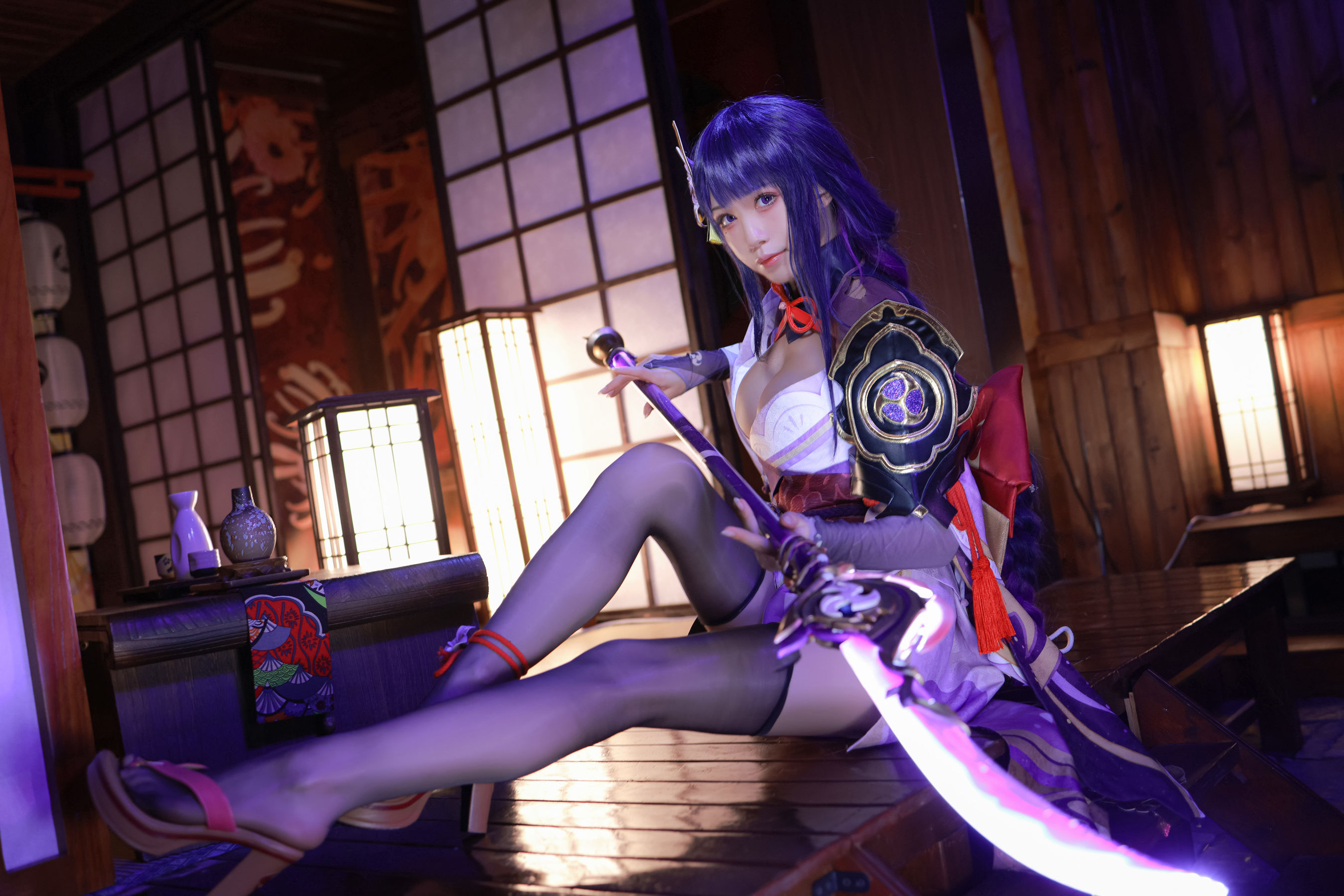 动漫博主水淼aqua – 雷电将军 [130P]