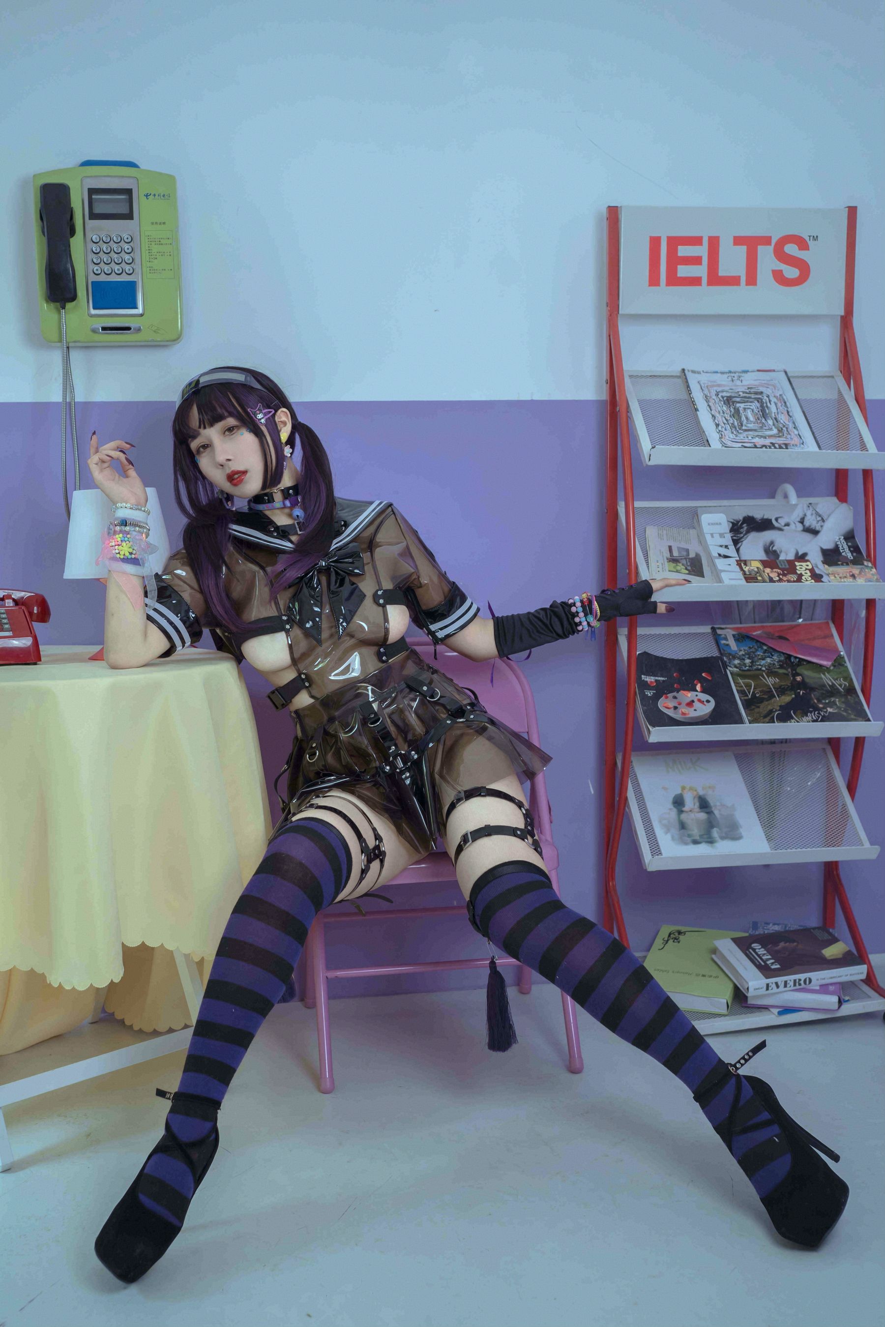 云溪溪 – 幻想学院 [51P]