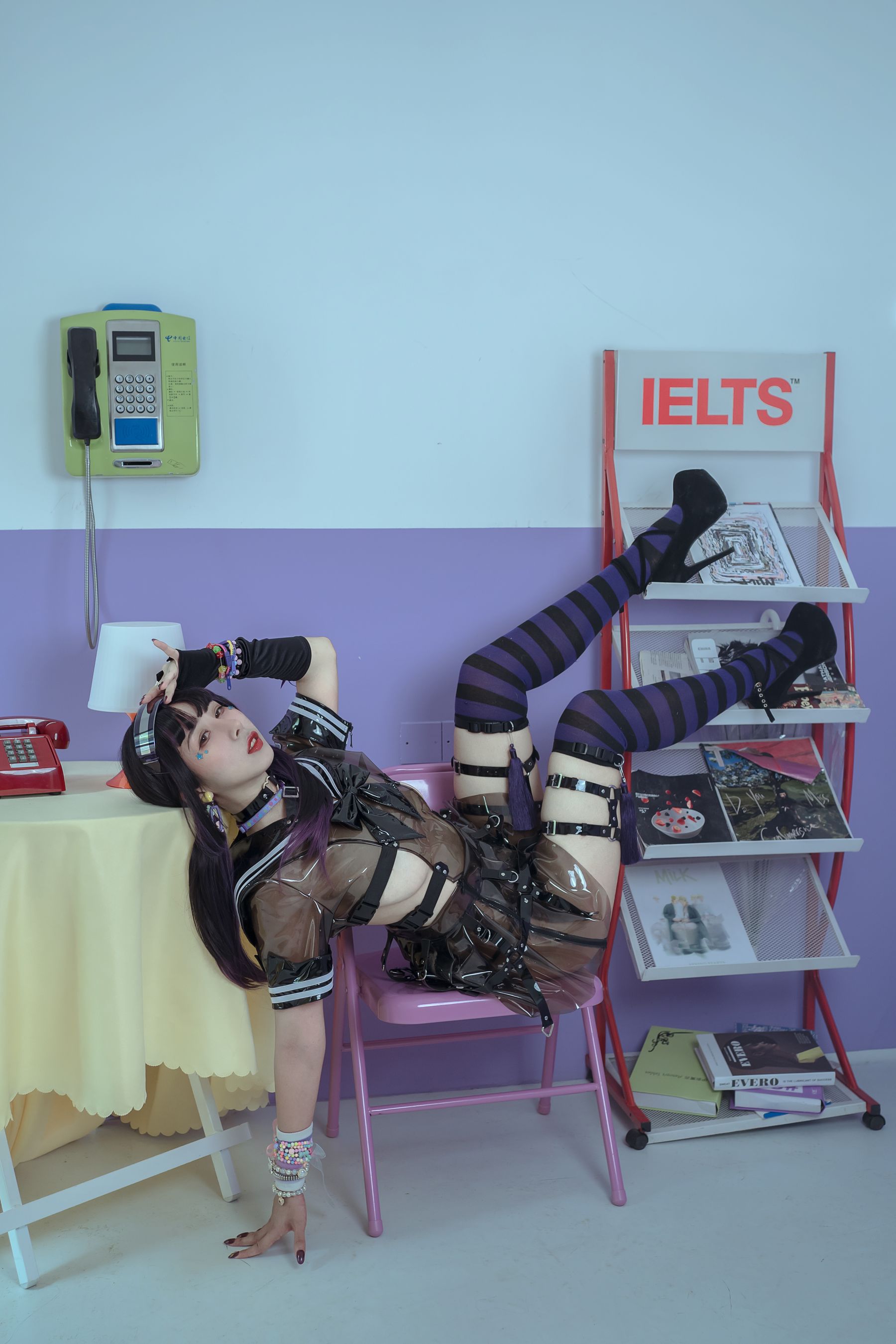 云溪溪 – 幻想学院 [51P]