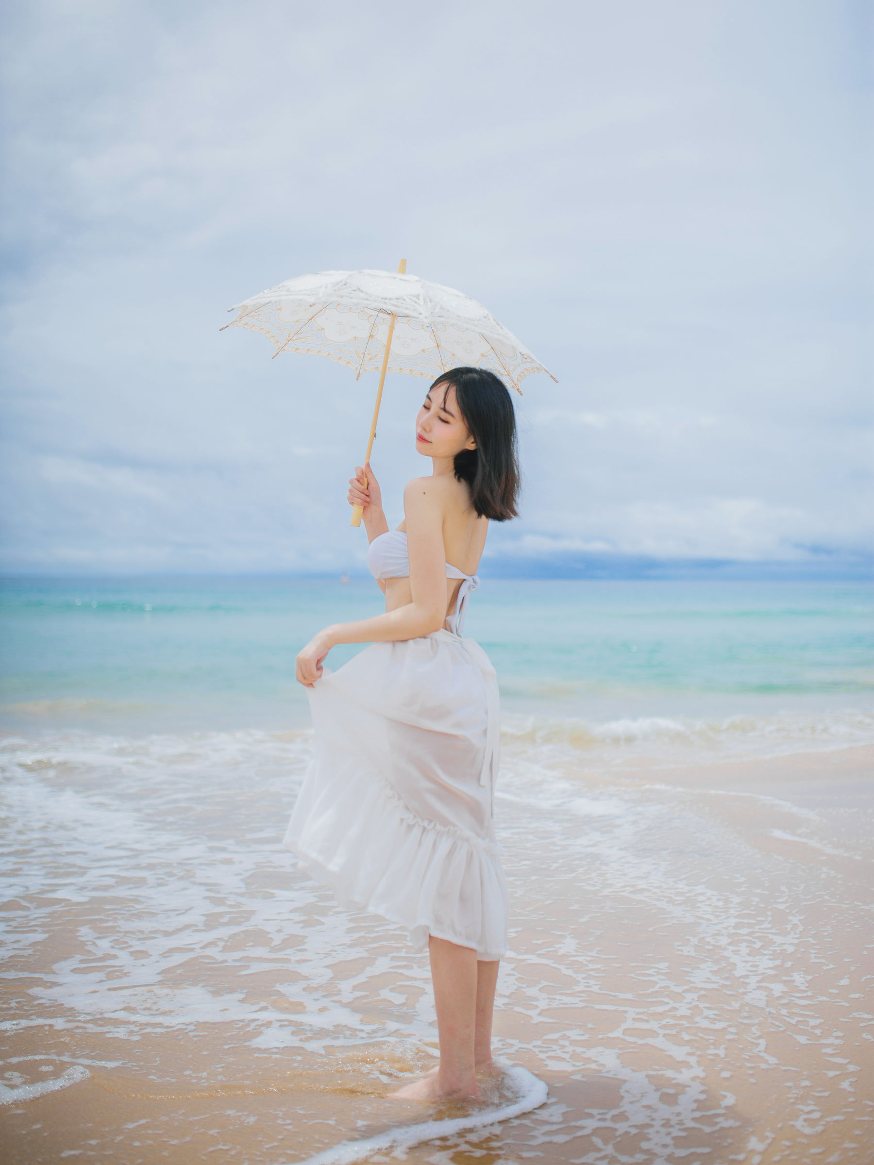 次元少女念雪ww – 听海 [36P]