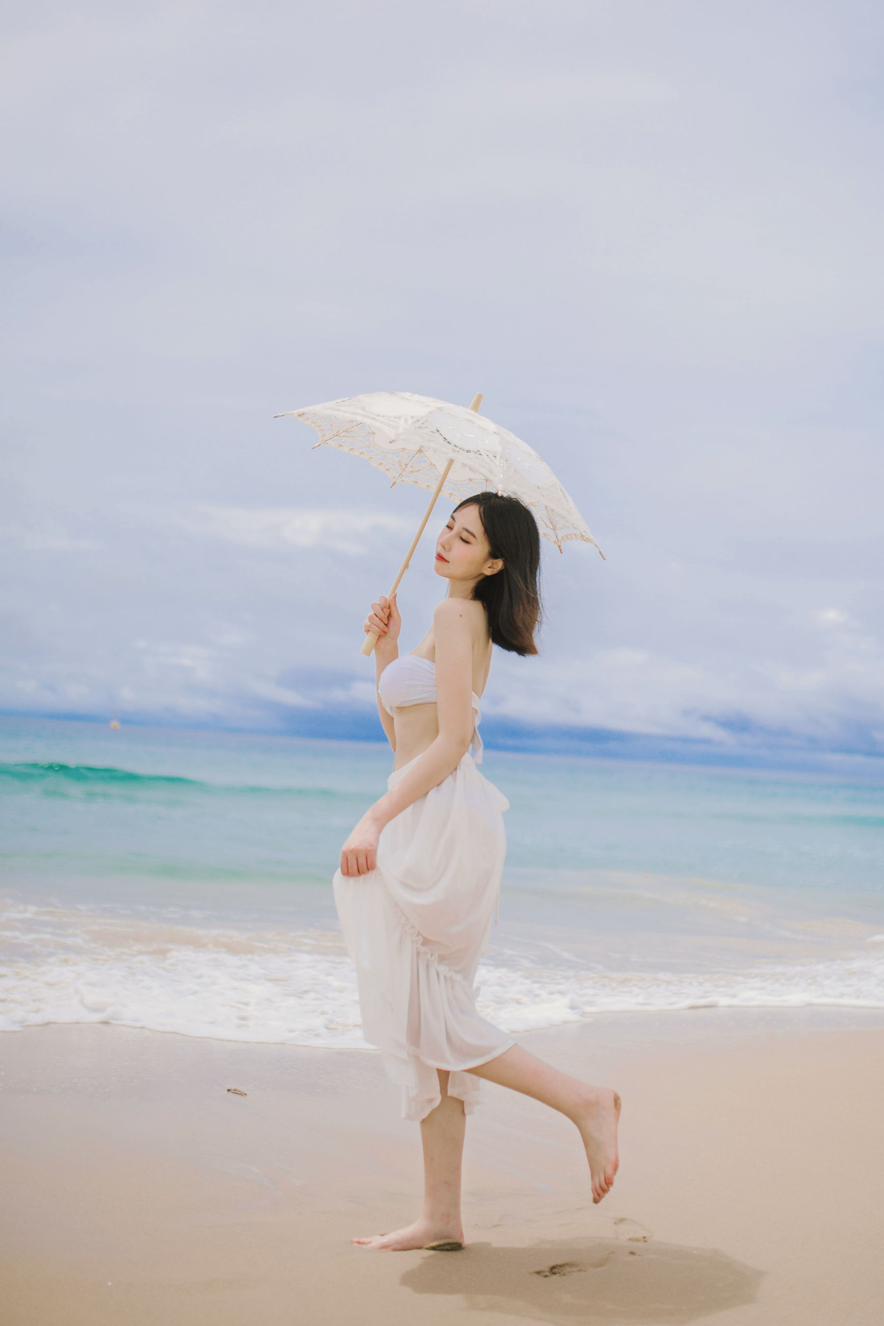 次元少女念雪ww – 听海 [36P]