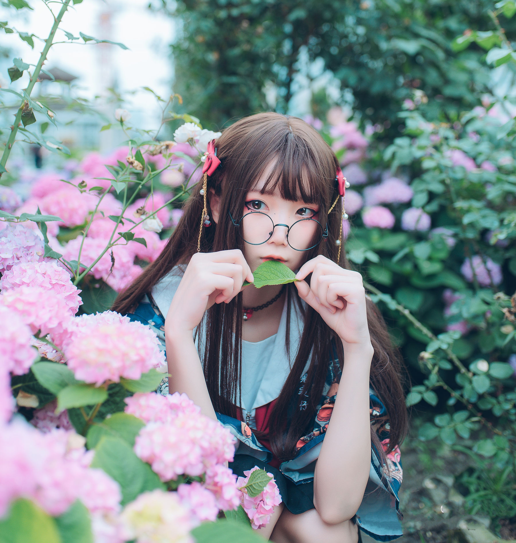 [Cosplay写真] 清纯少女五更百鬼 – 无尽夏日 [6P]