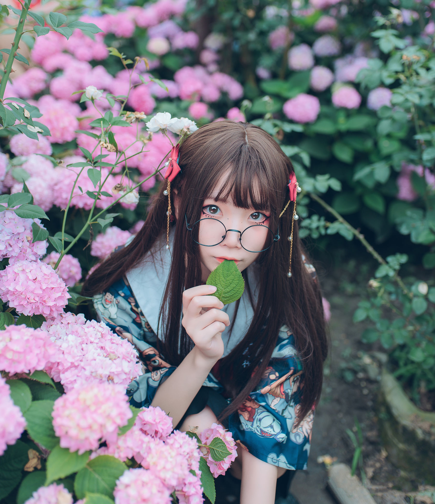 [Cosplay写真] 清纯少女五更百鬼 – 无尽夏日 [6P]