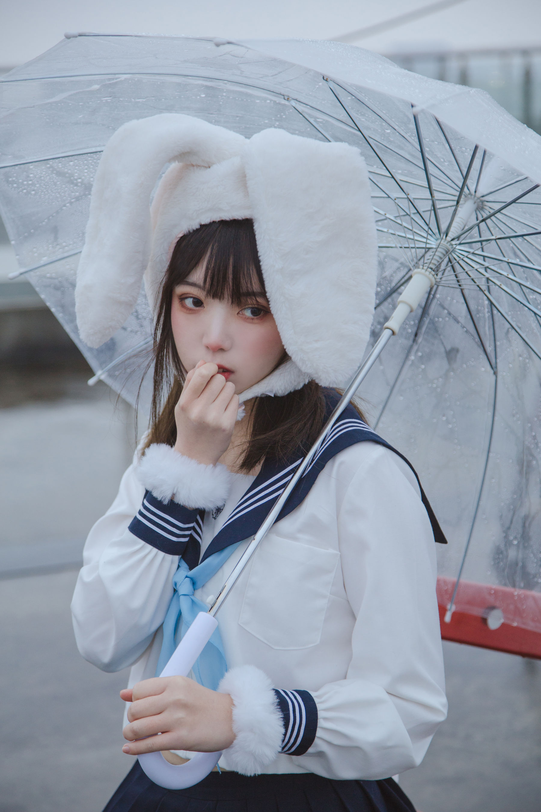 可爱妹子Fushii_海堂 – 兔兔头 [24P]