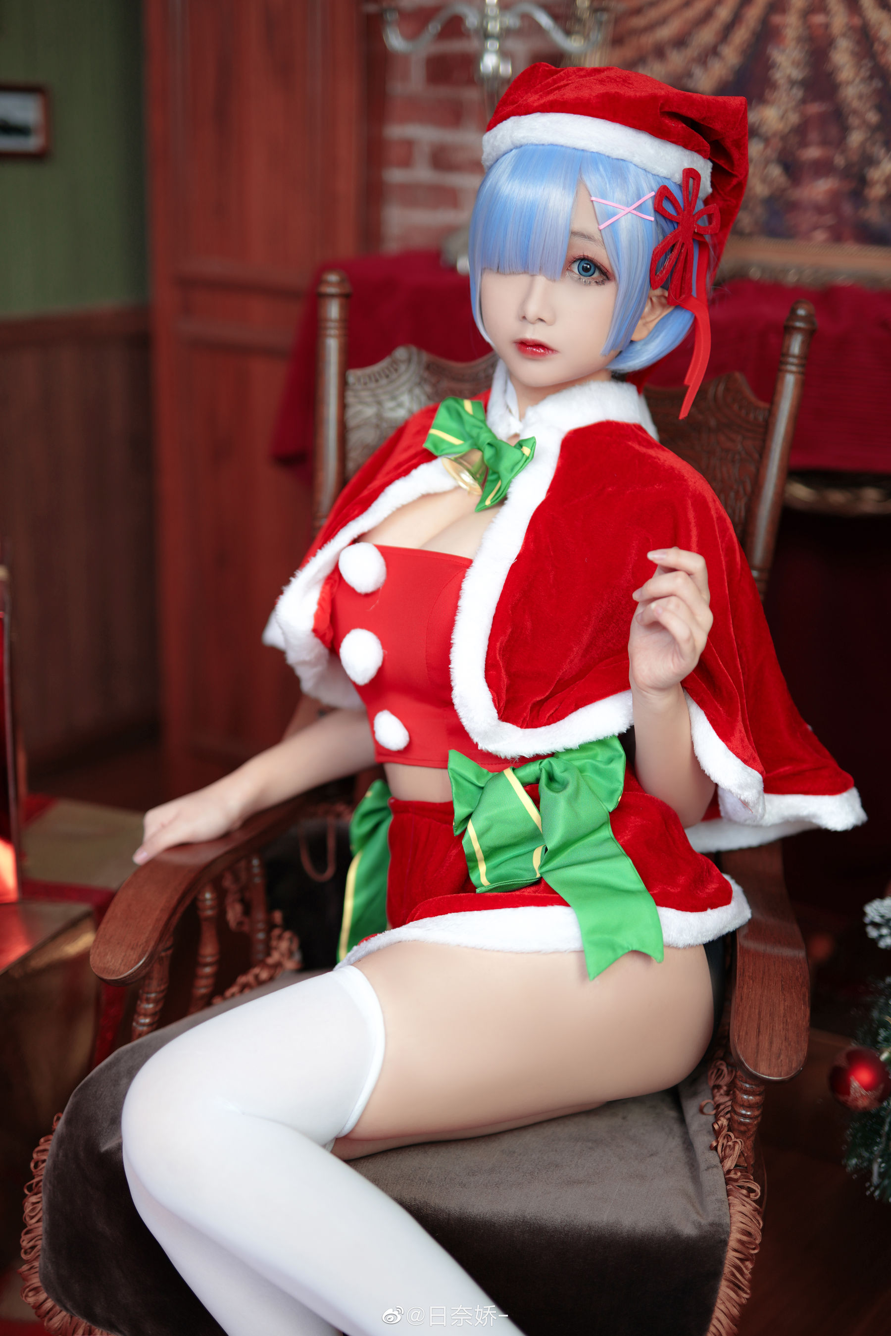 日奈娇 – 蕾姆圣诞 [9P]