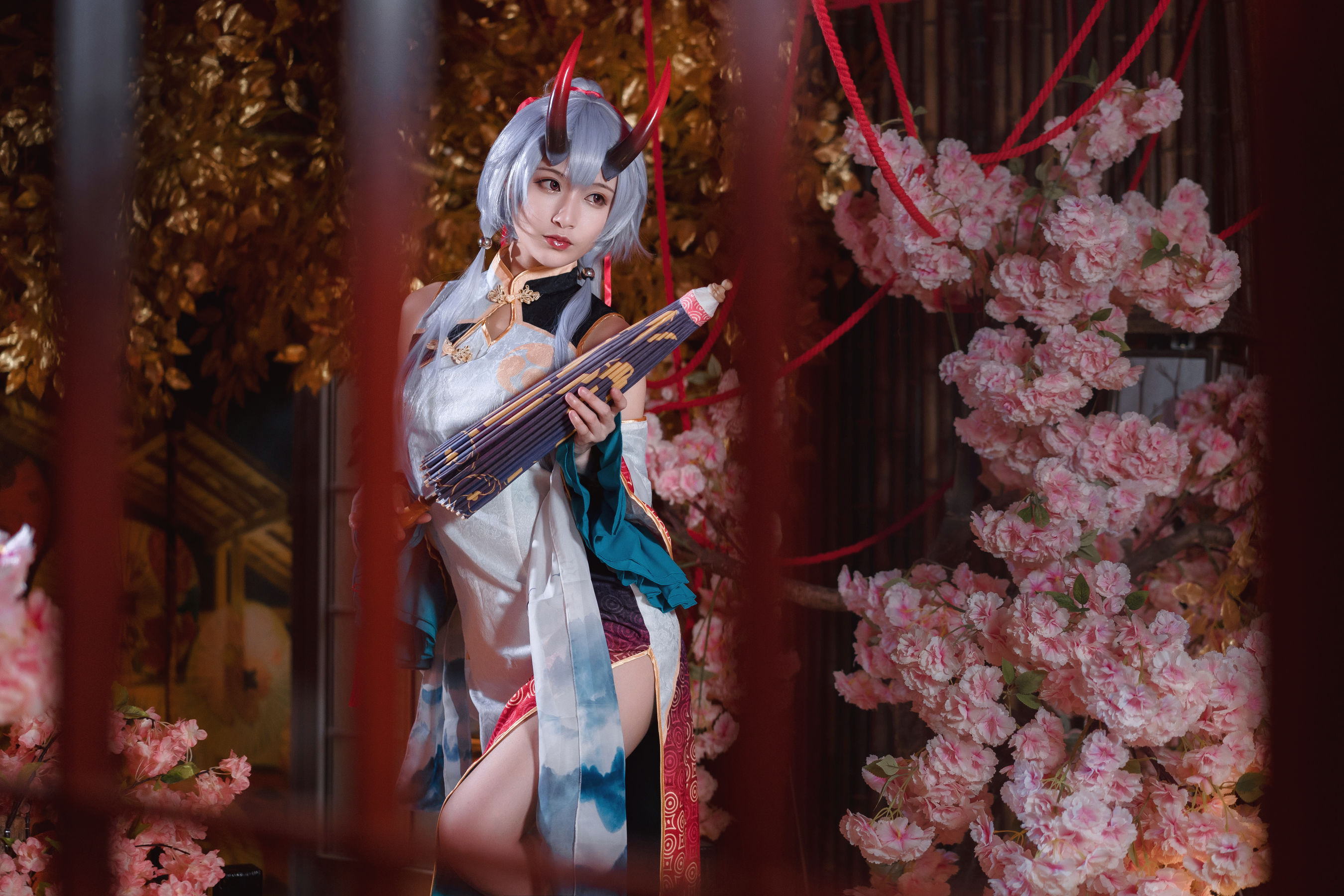 动漫博主铁板烧鬼舞w – 巴御前 [17P]