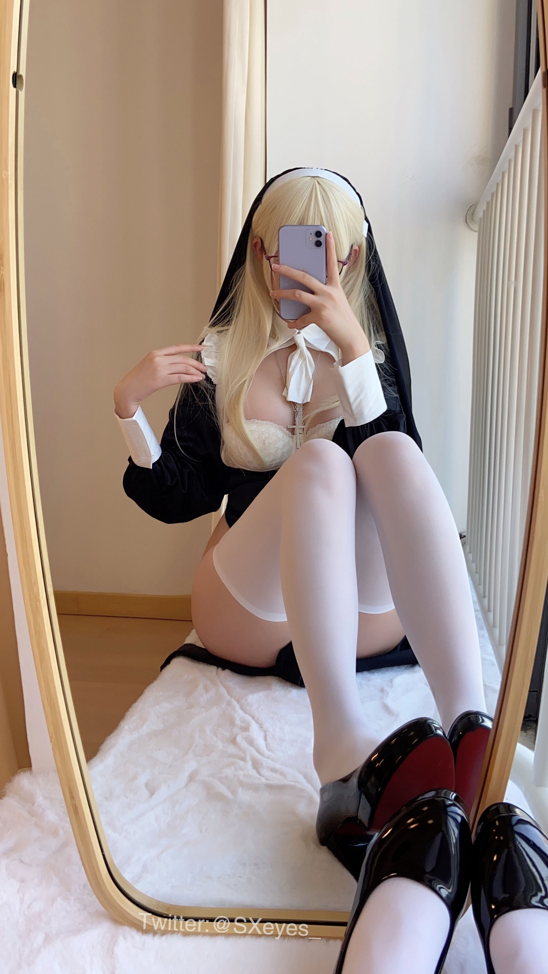 萌妹子眼酱大魔王w – 修女 [34P]