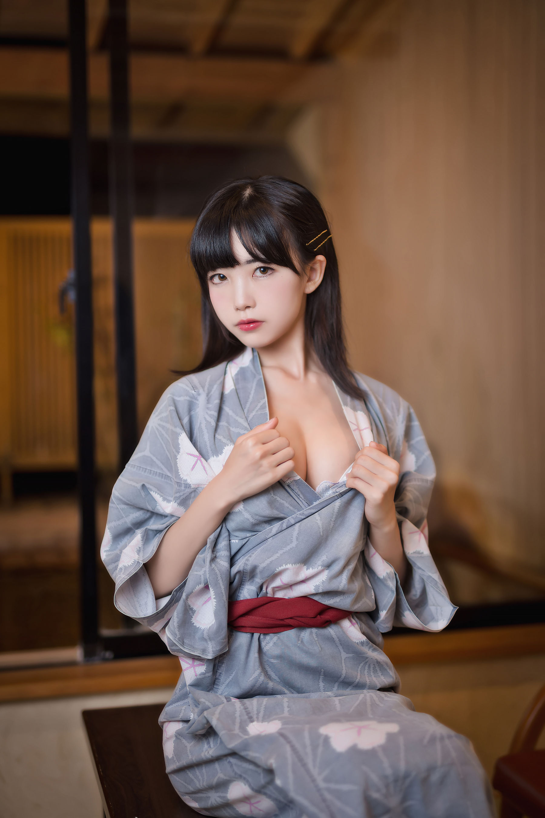 动漫博主水淼aqua – 温泉和服 [20P]