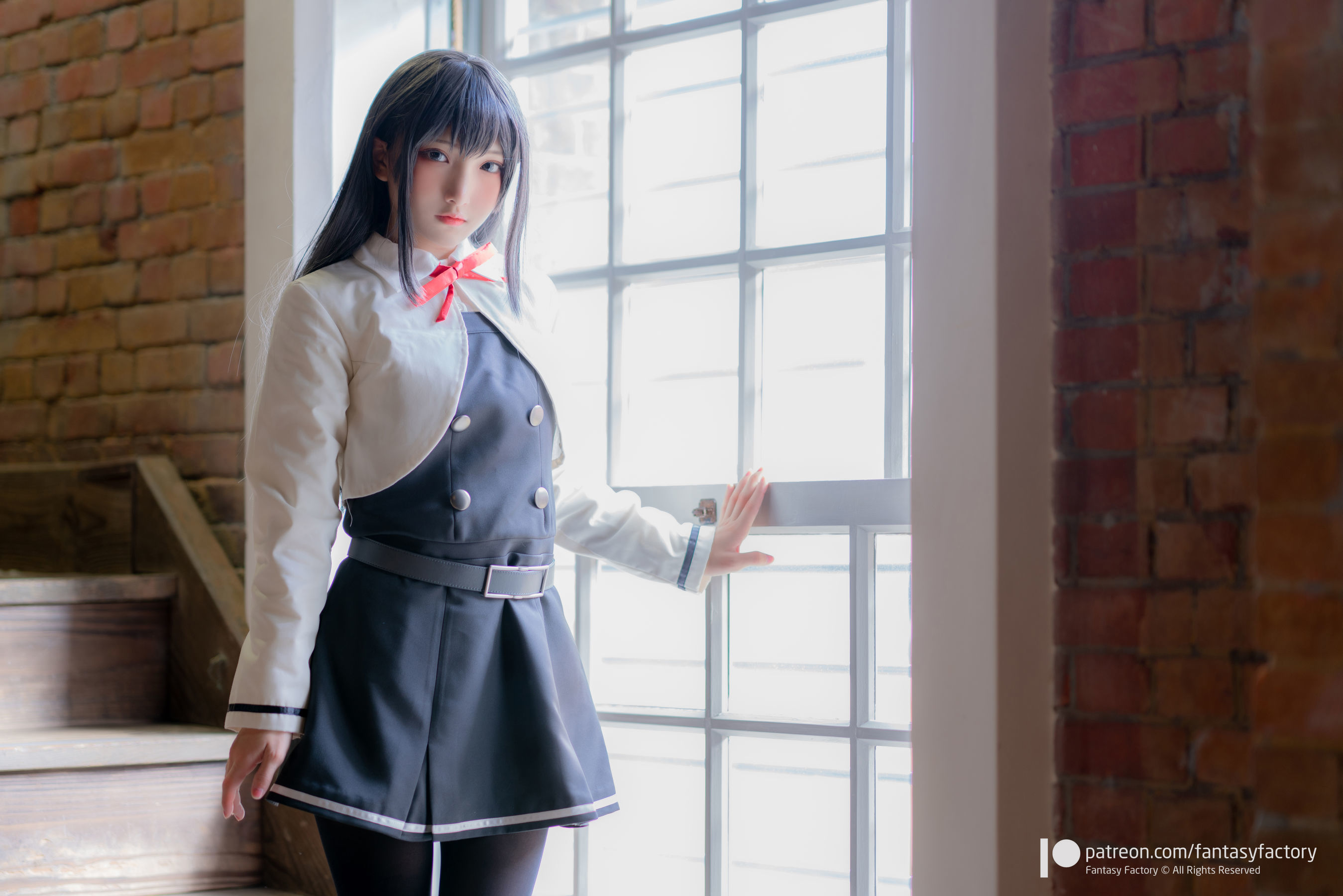 小丁Cosplay 2020.01 [Fantasy Factory] 黑丝 和服 JK [89P]