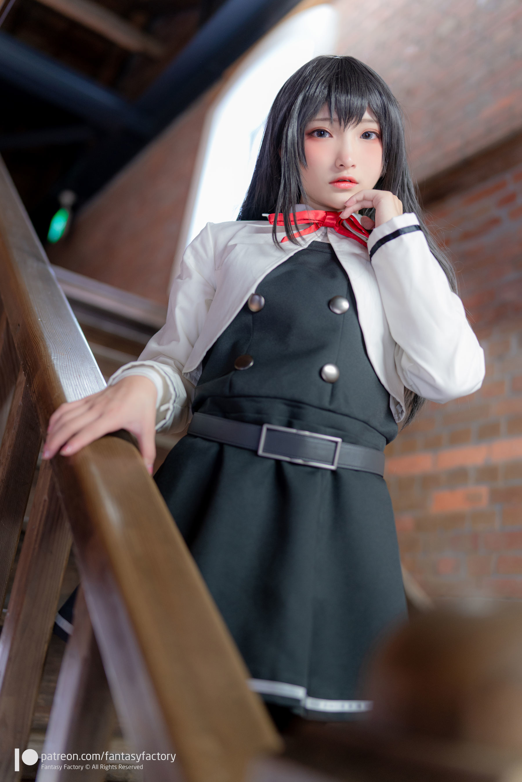 小丁Cosplay 2020.01 [Fantasy Factory] 黑丝 和服 JK [89P]