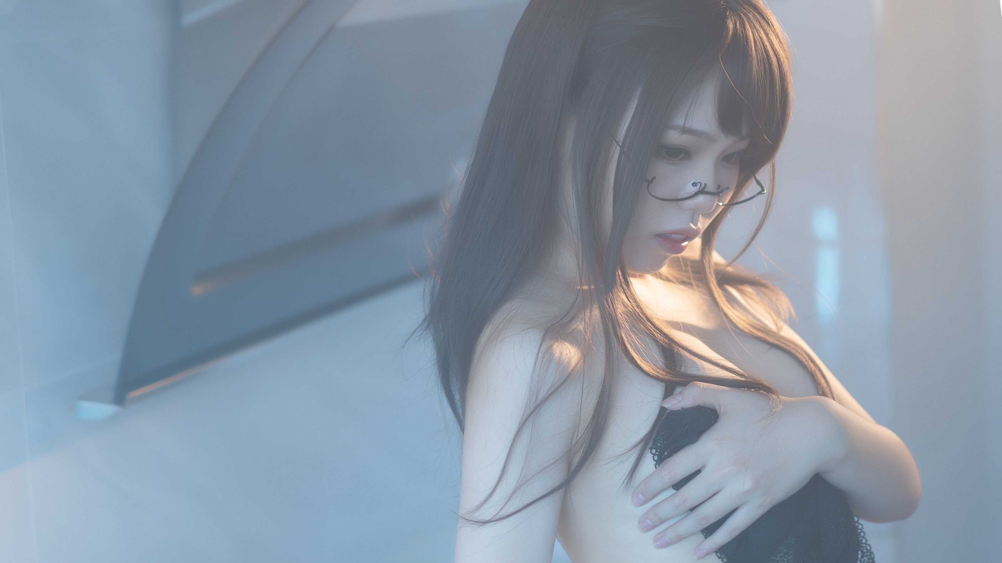 七月喵子 – 眼镜娘1号 [21P]