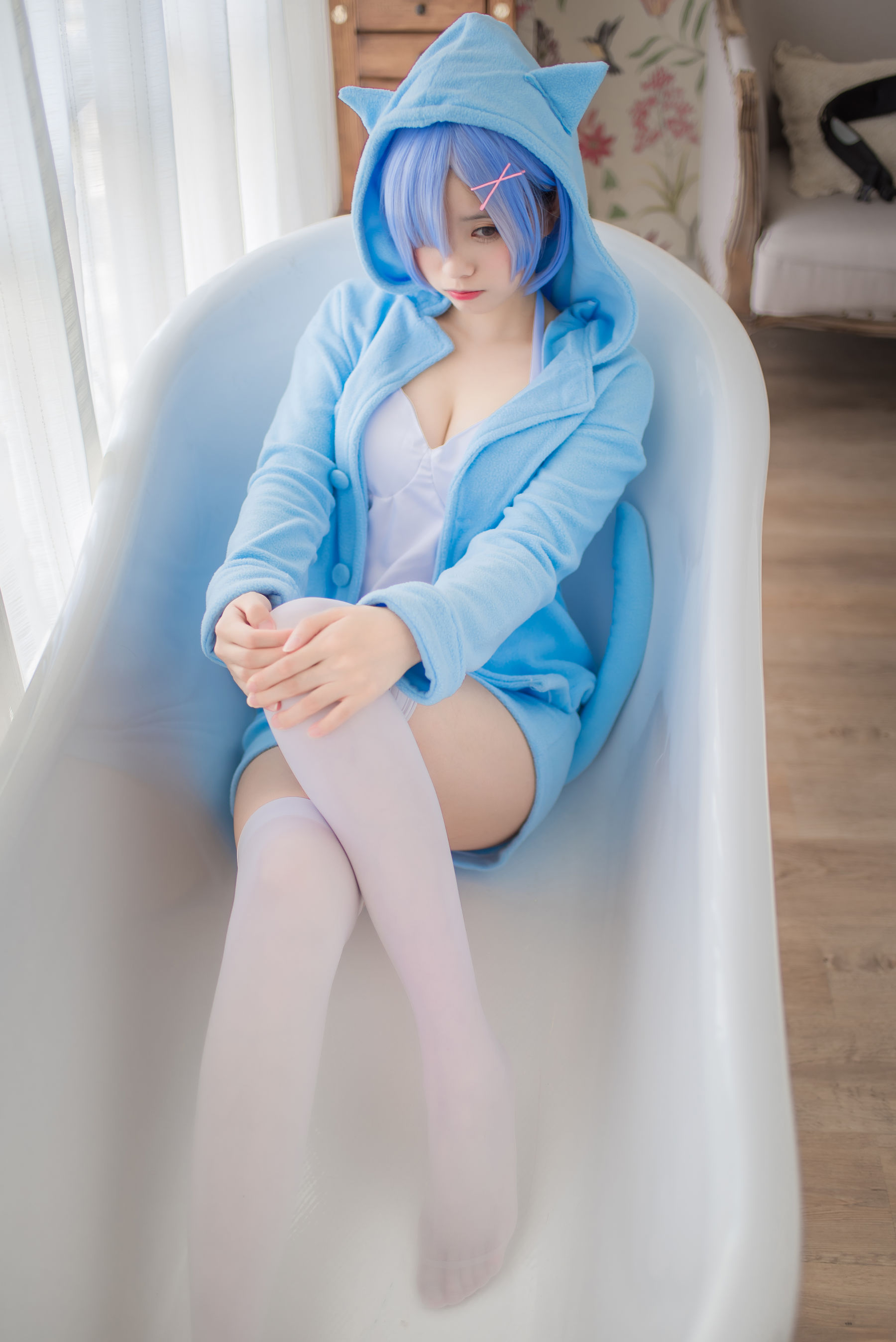 萌系小野妹子w 蕾姆 蓝色精灵 [22P]