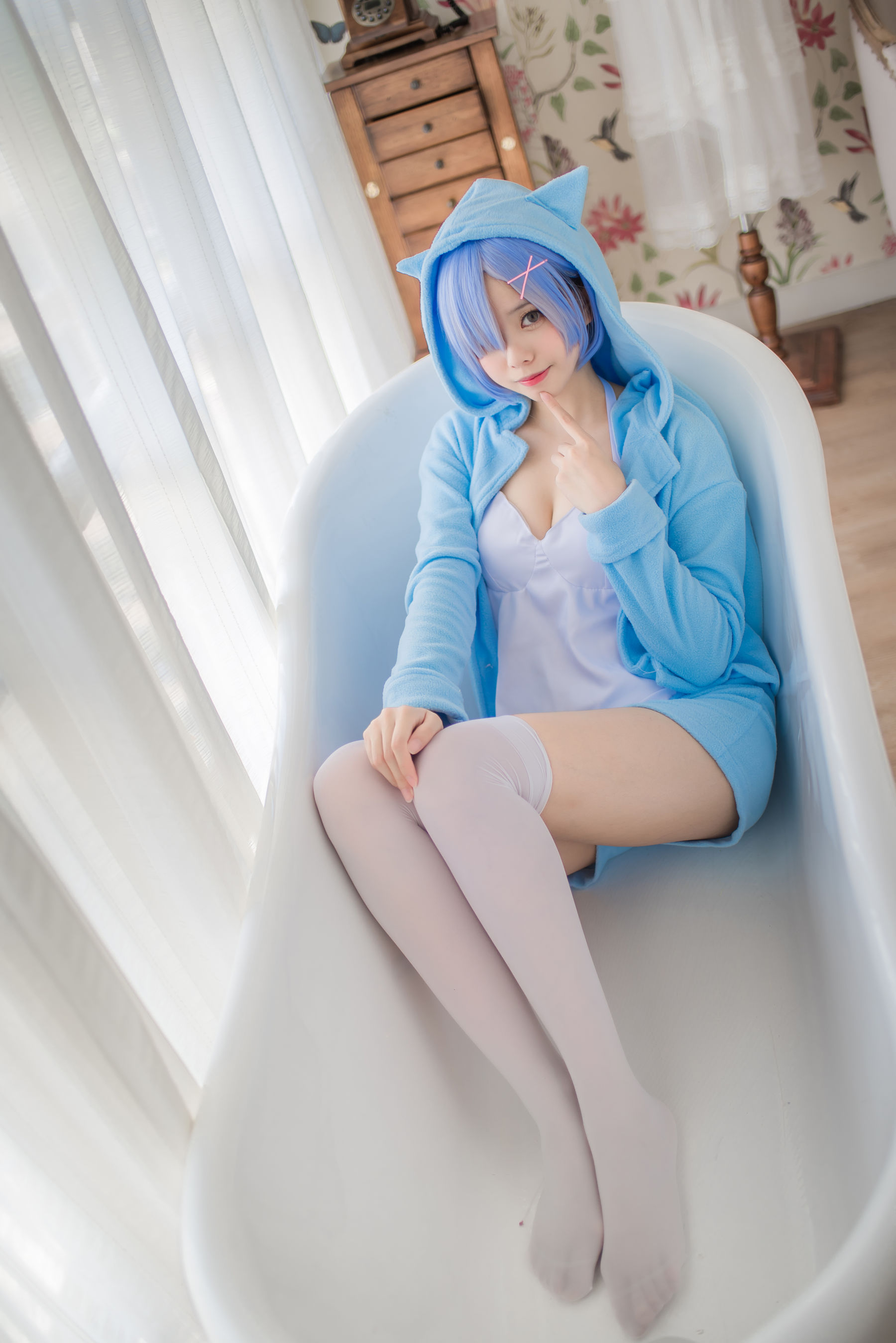 萌系小野妹子w 蕾姆 蓝色精灵 [22P]