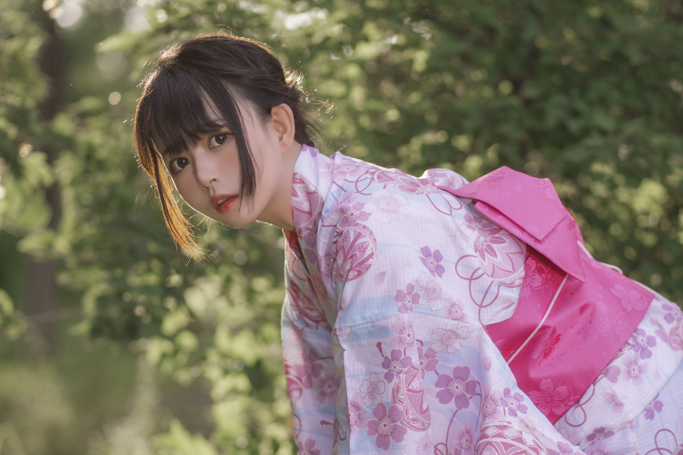 大眼萌妹黑猫猫OvO 和服超进化 [14P]