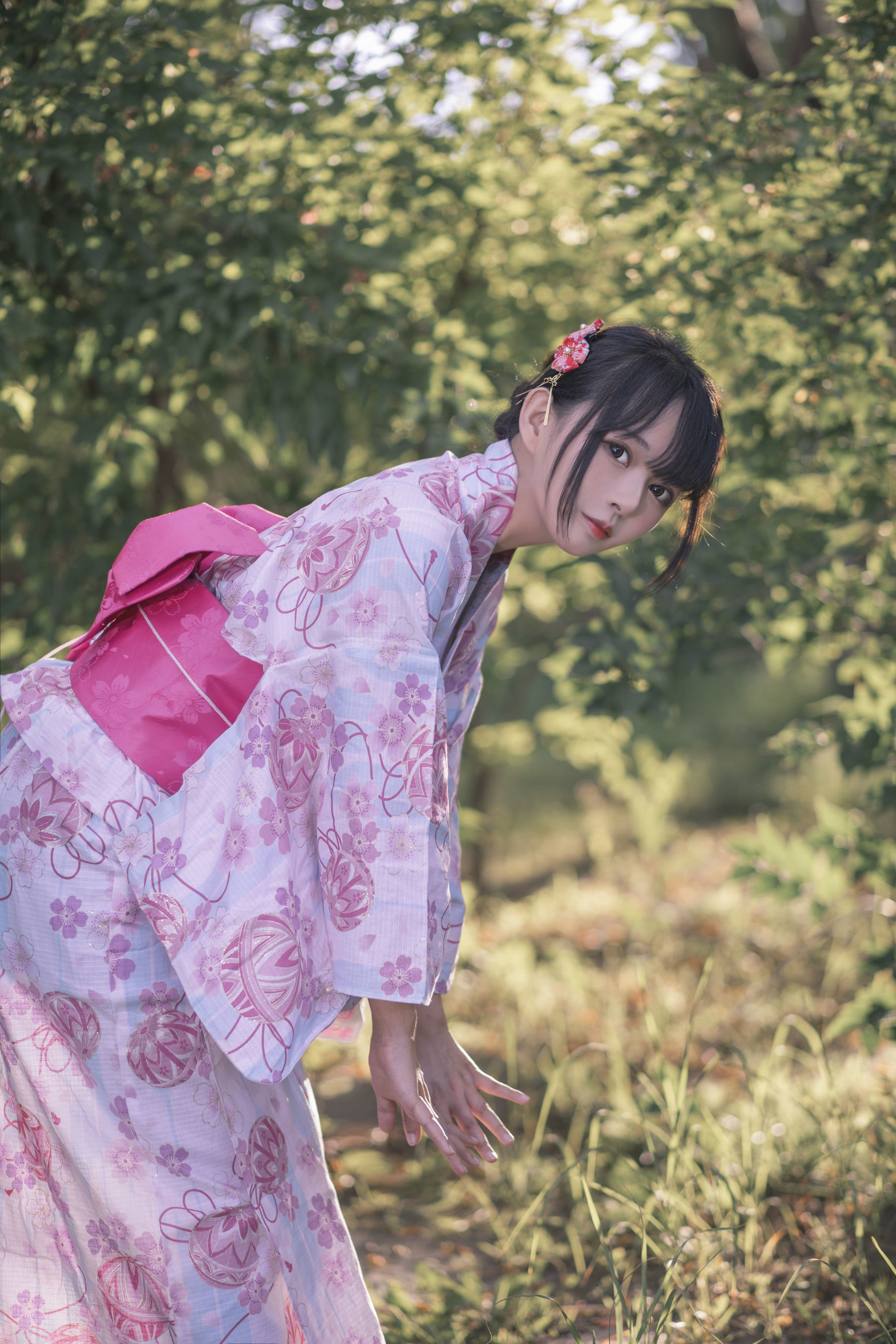 大眼萌妹黑猫猫OvO 和服超进化 [14P]