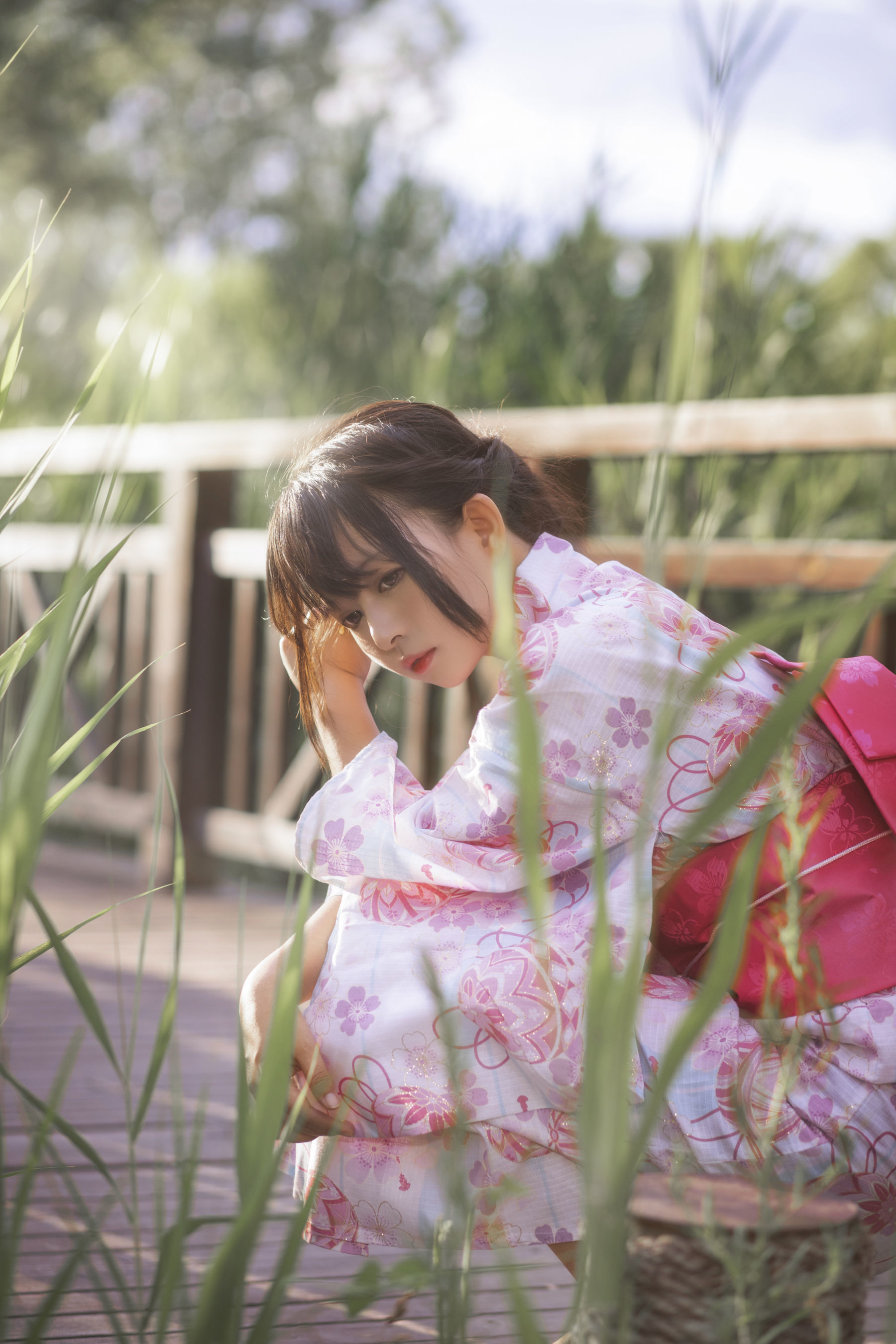 大眼萌妹黑猫猫OvO 和服超进化 [14P]