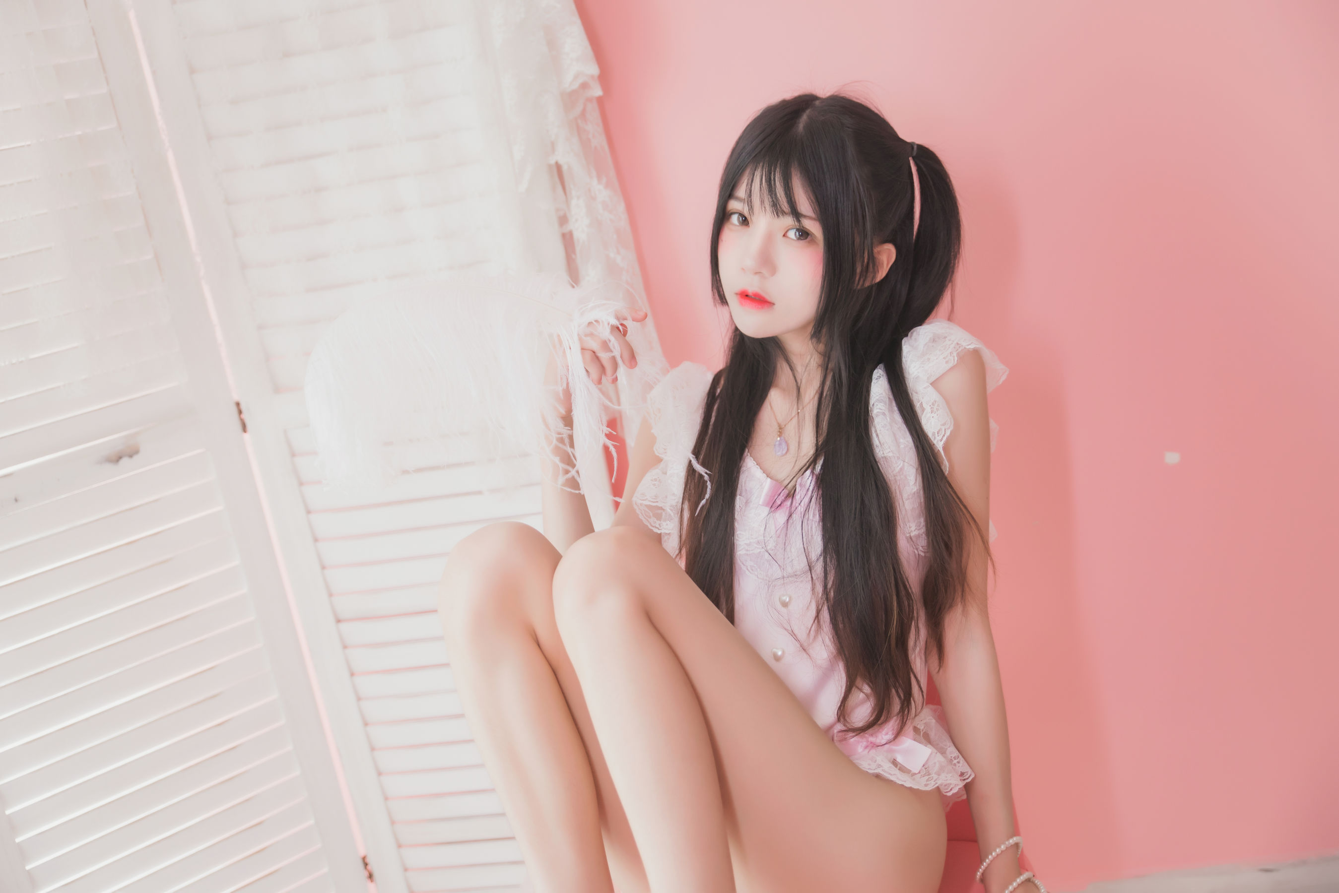 桜桃喵 冬眠系列 粉色浴缸 [57P]