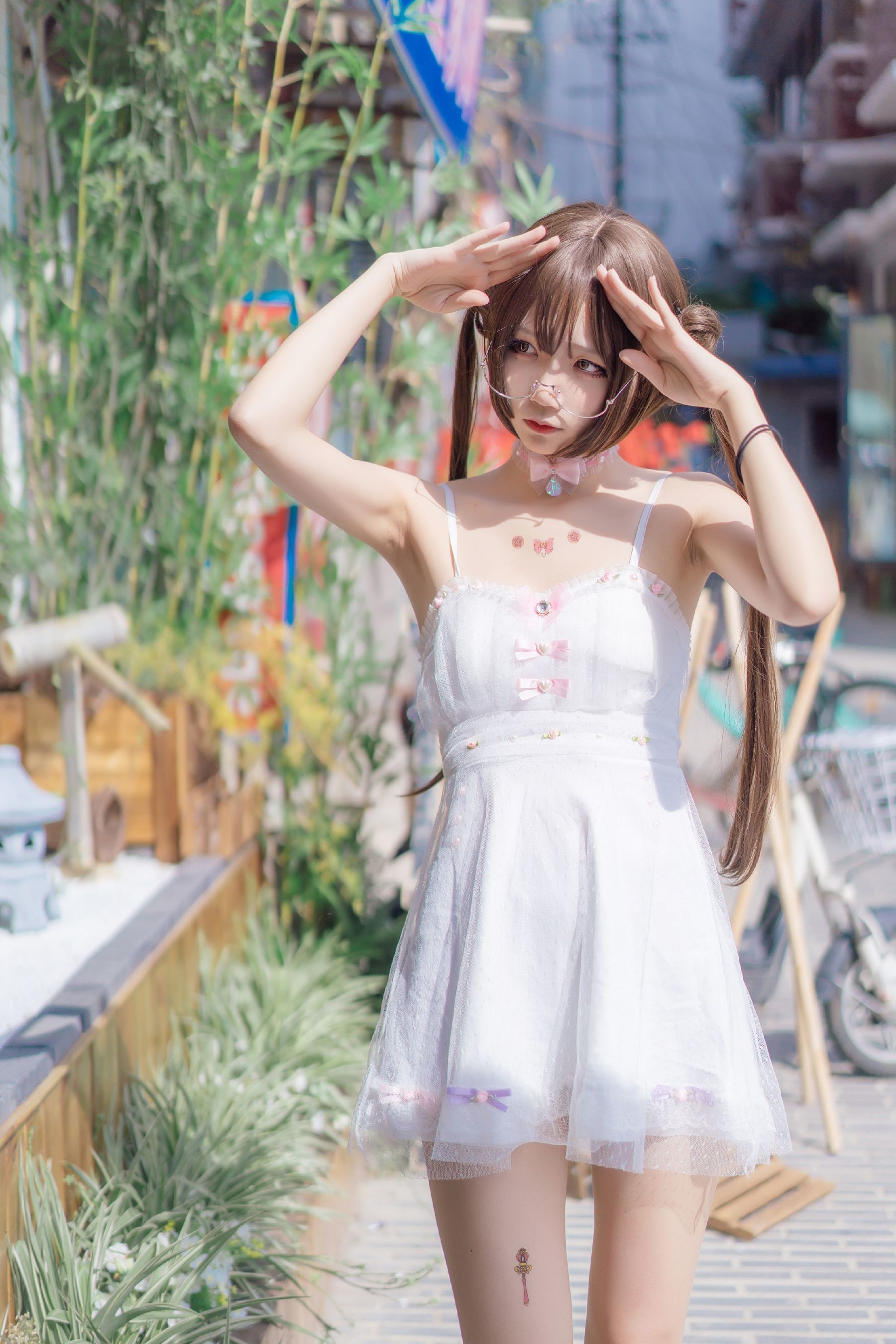 清纯少女五更百鬼 日常 双马尾 [10P]