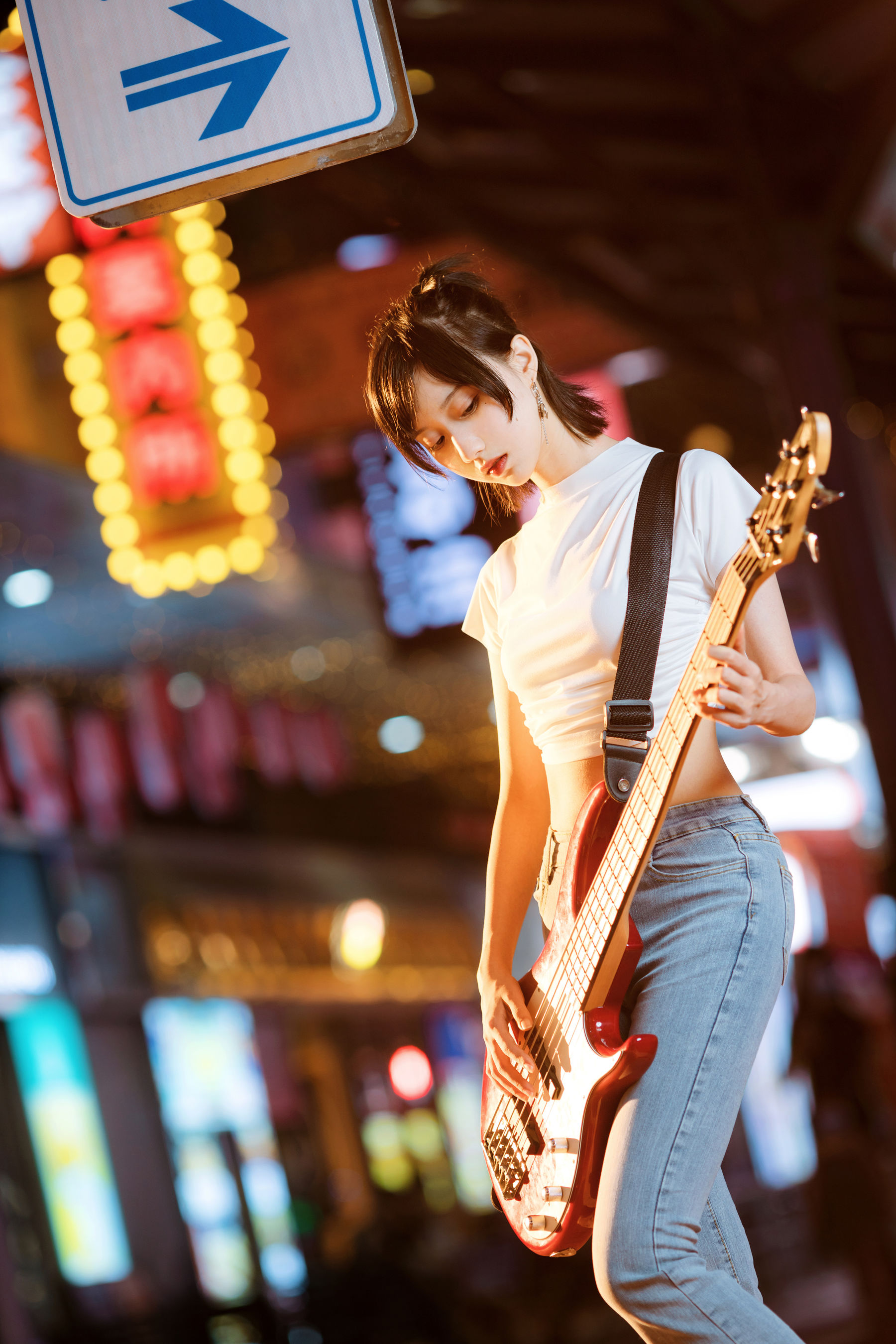 萌系小姐姐木绵绵OwO – 贝斯与妹妹2 [28P]