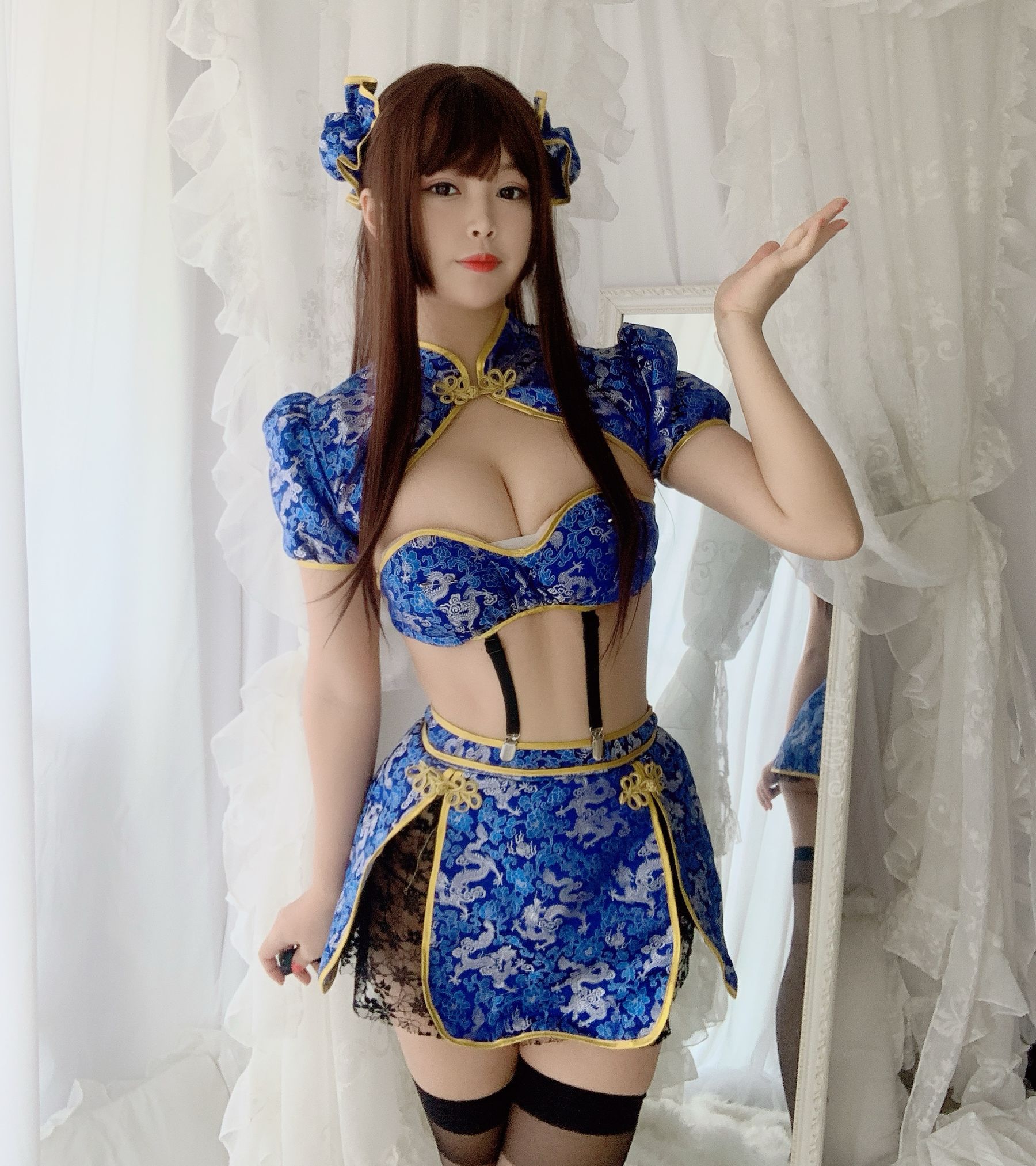 [Cosplay写真] 萌系小姐姐-白烨- – 功夫旗袍 [50P]