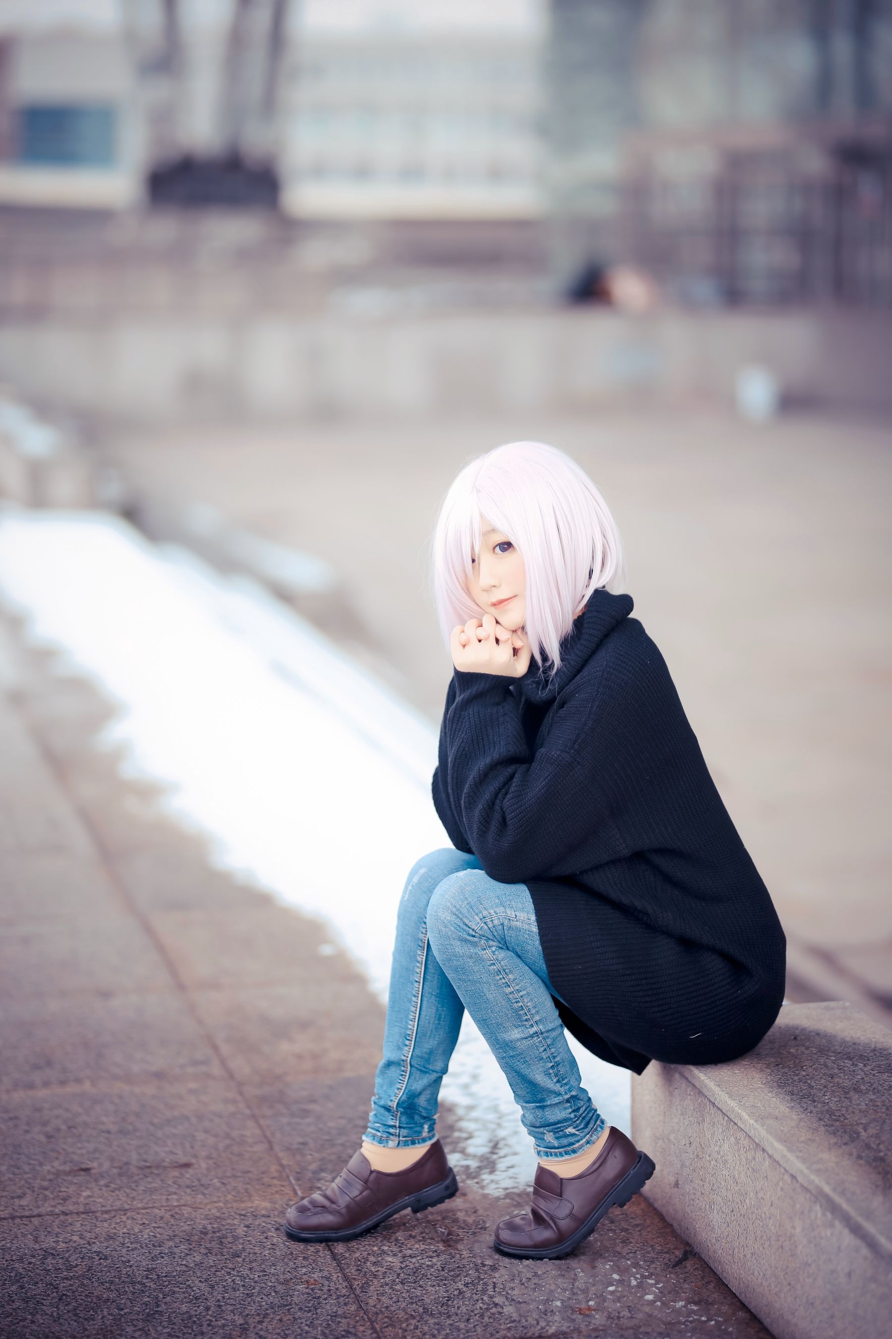 动漫博主弦音sic – 玛修 C93同人毛衣 [9P]