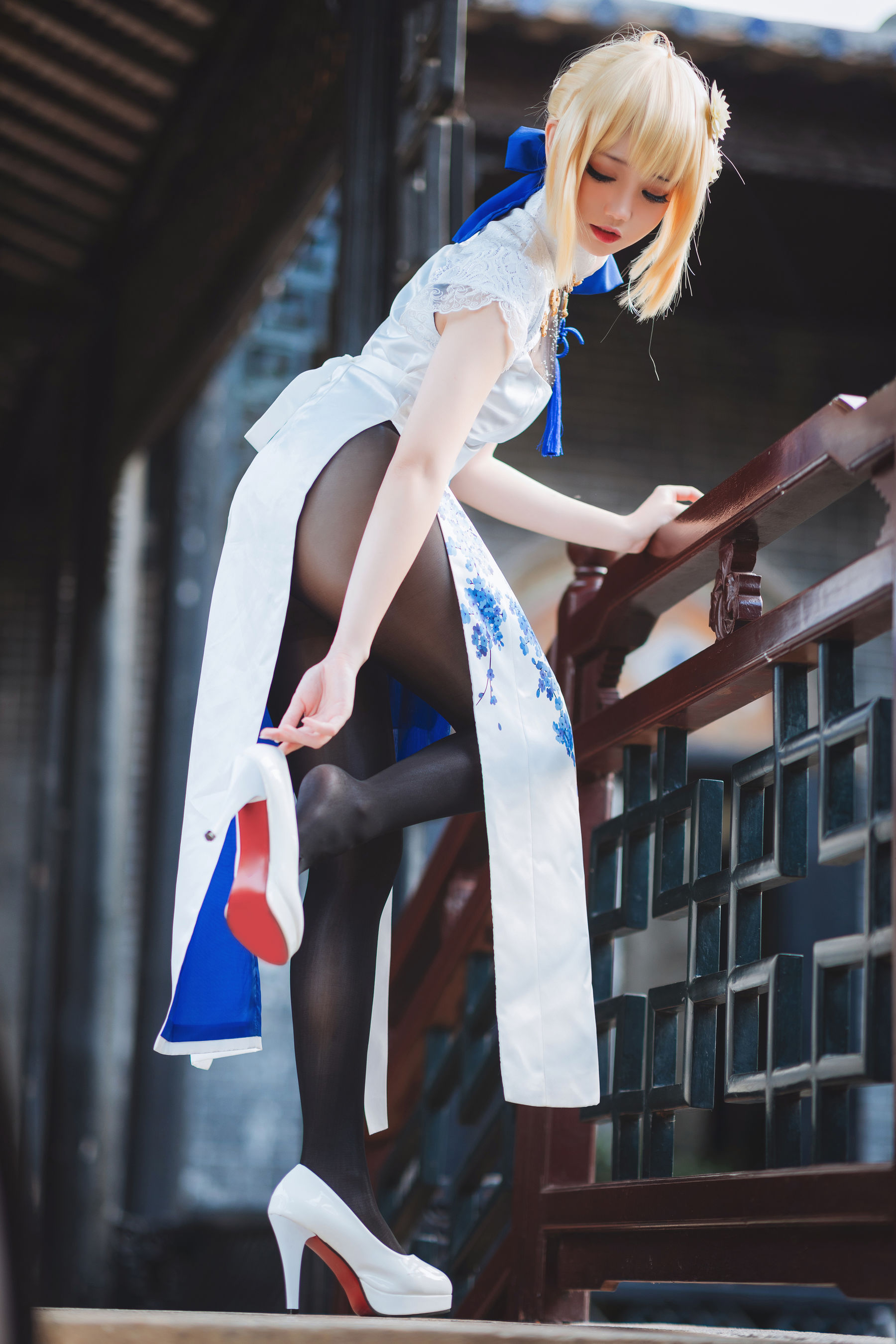 焖焖碳 – saber旗袍 [28P]