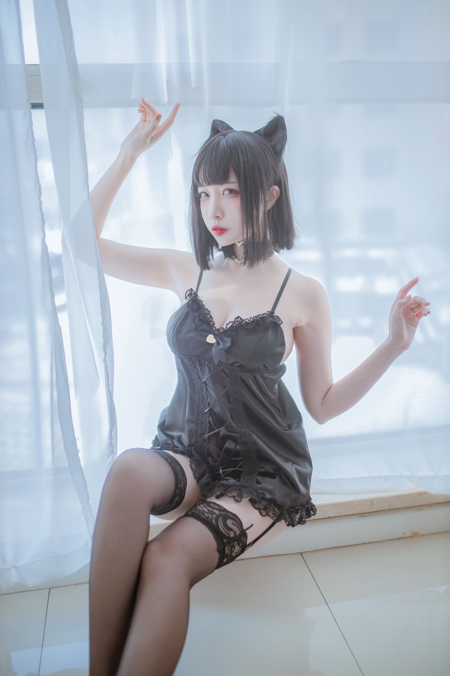 Cosplay日奈娇 私房双人猫耳 [43P]