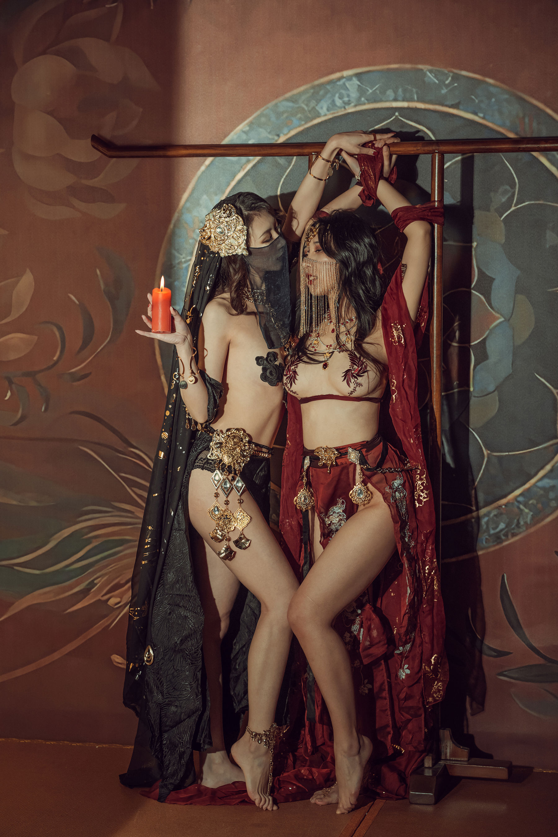 云溪溪 – 奶桃桃 双人古风 [50P]