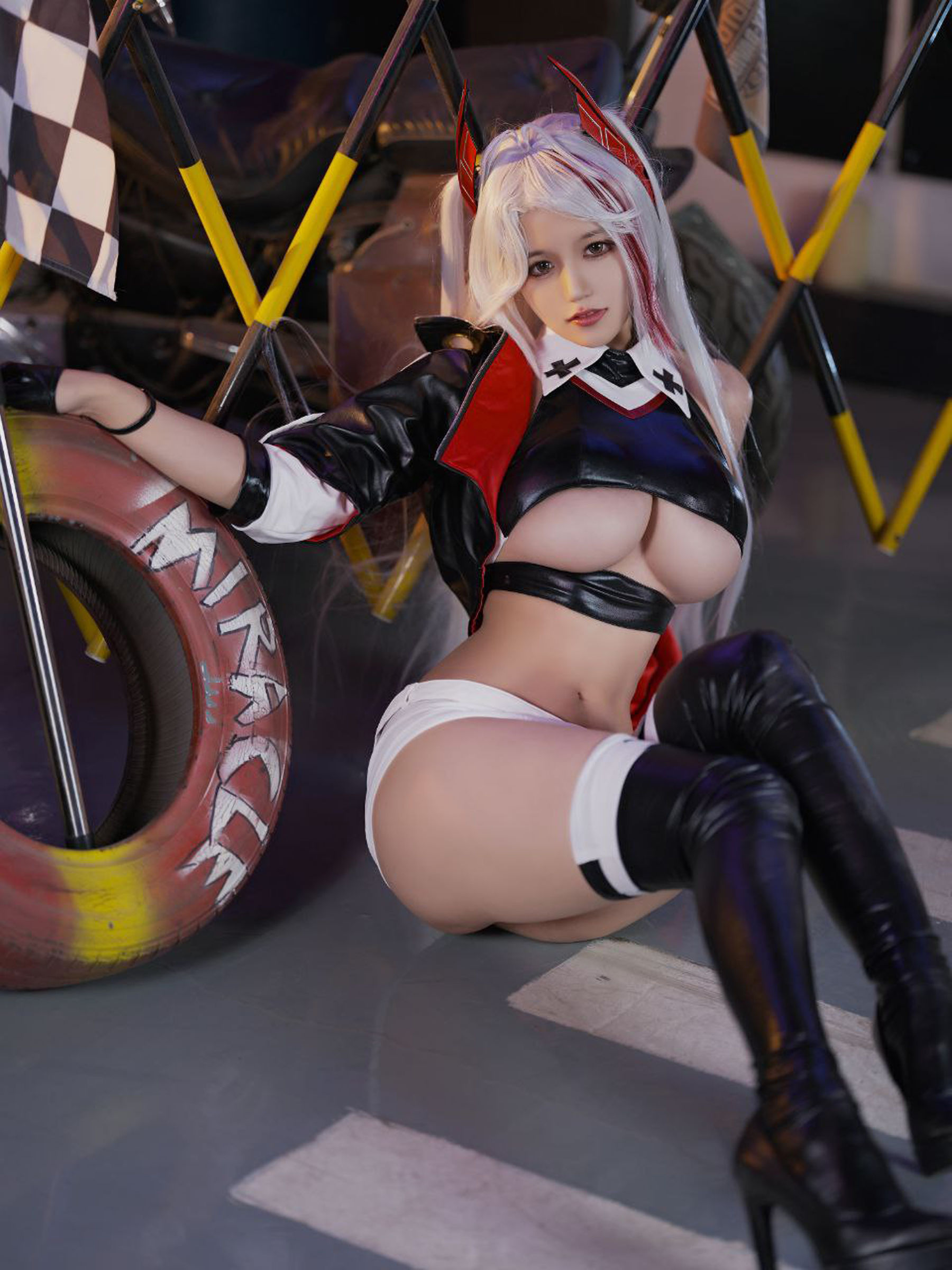 动漫博主小仓千代w – 舰长图 赛车欧根 [21P]