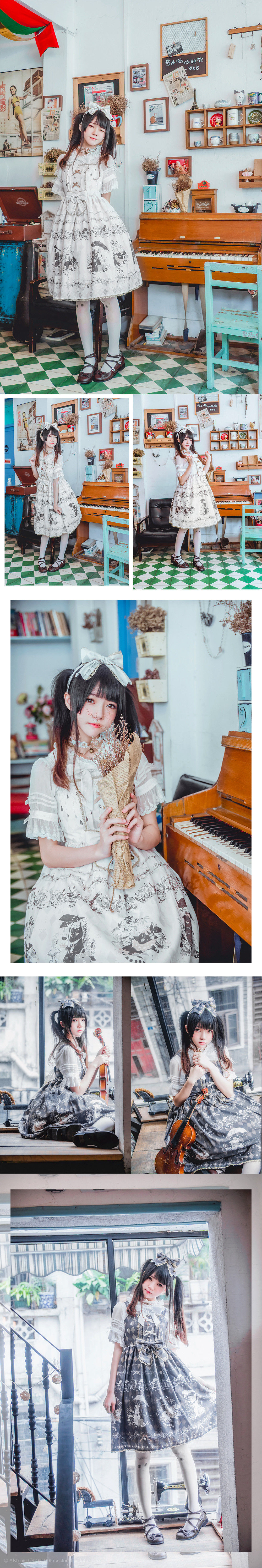 桜桃喵 雨中的猫 [10P]