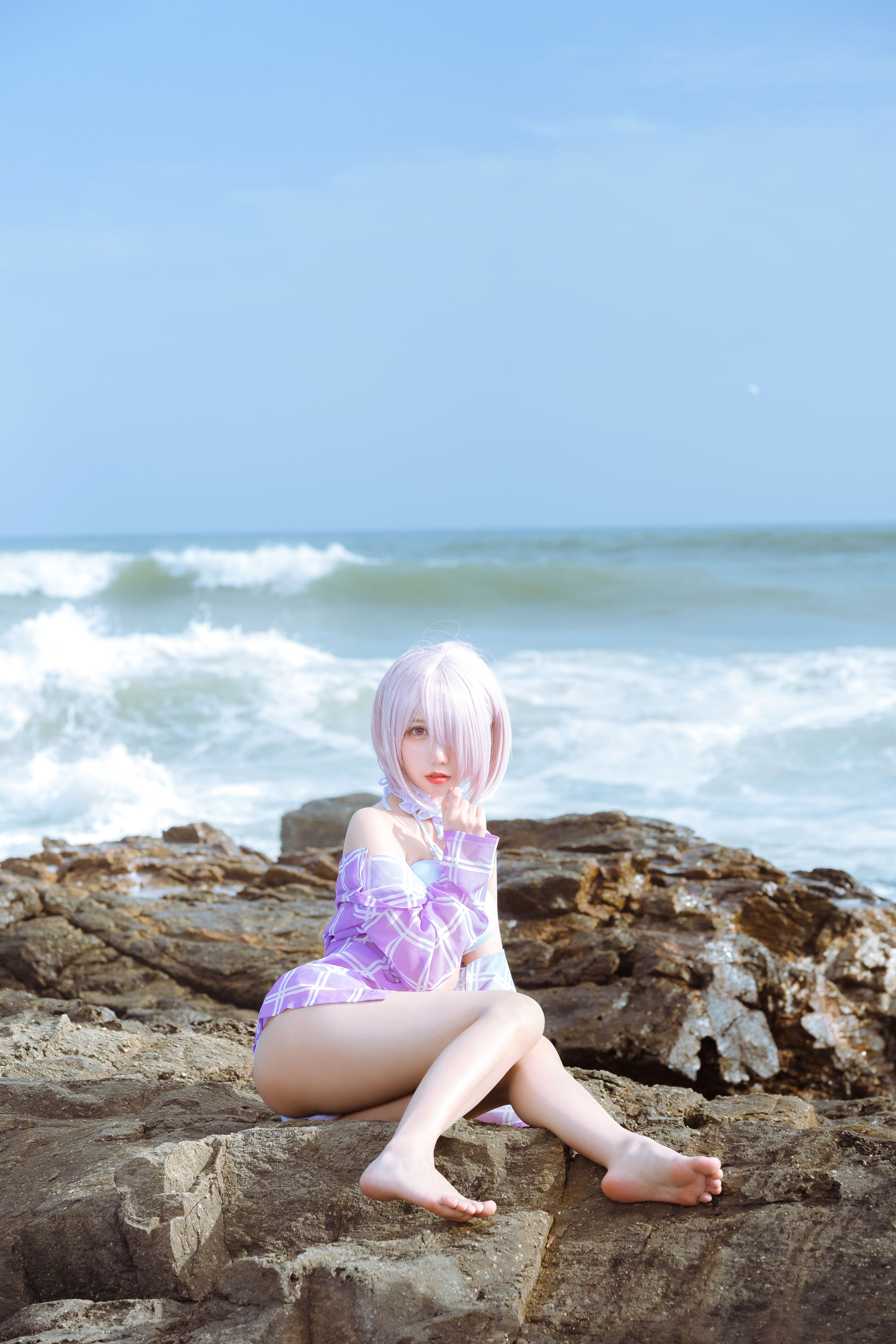 动漫博主果咩酱w – 海边玛修 [35P]