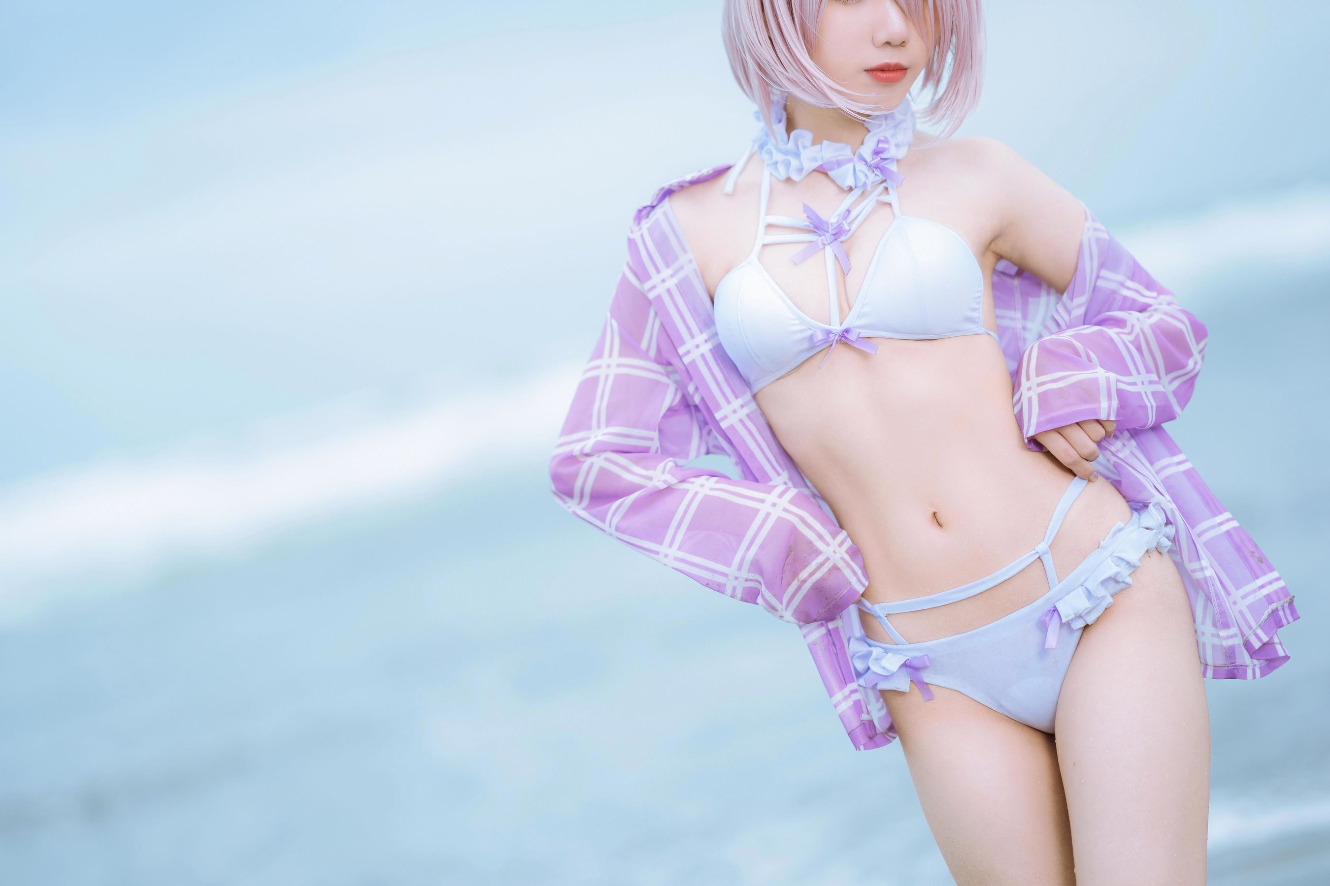 动漫博主果咩酱w – 海边玛修 [35P]