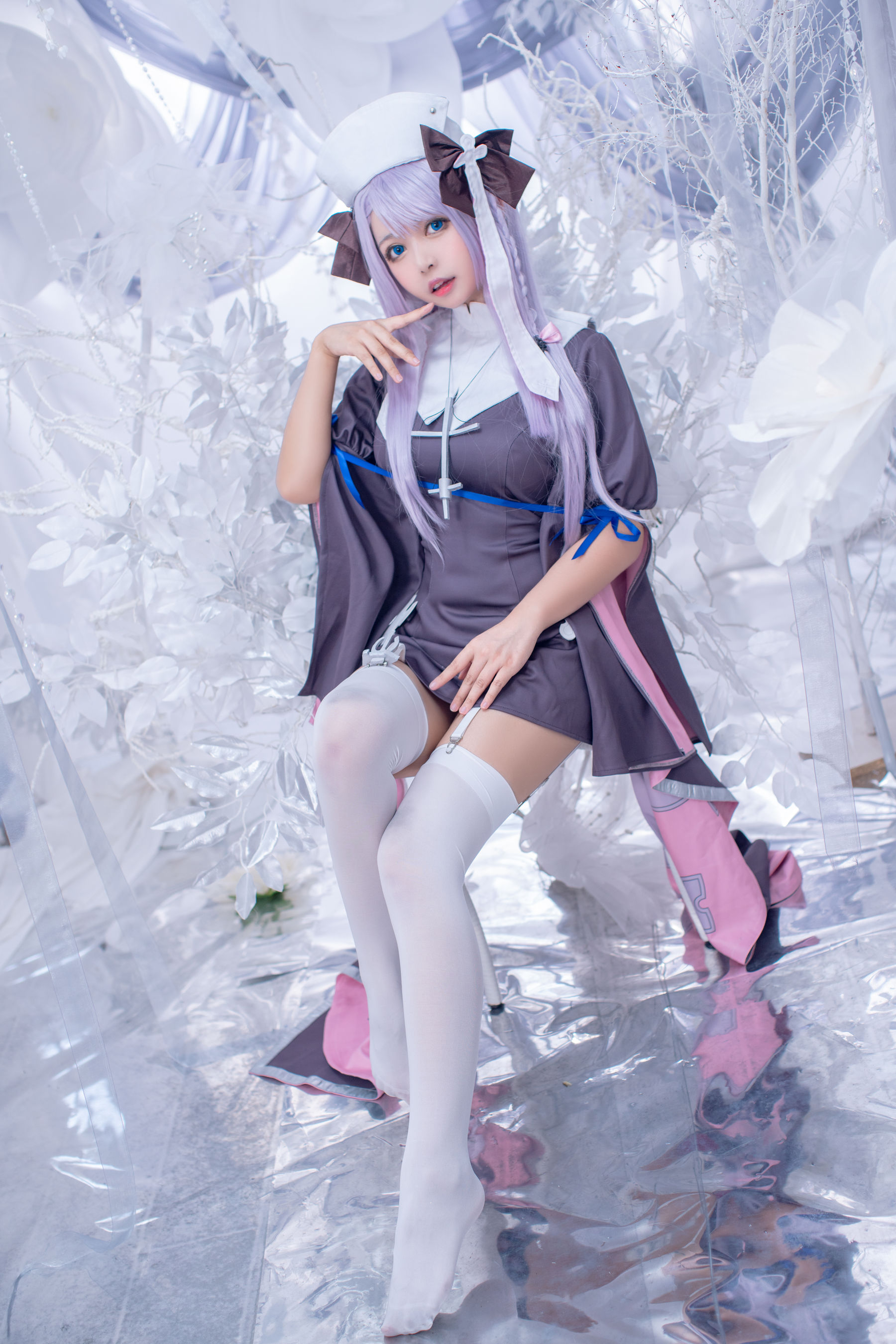 大眼萌妹黑猫猫OvO – 女灶神 [14P]