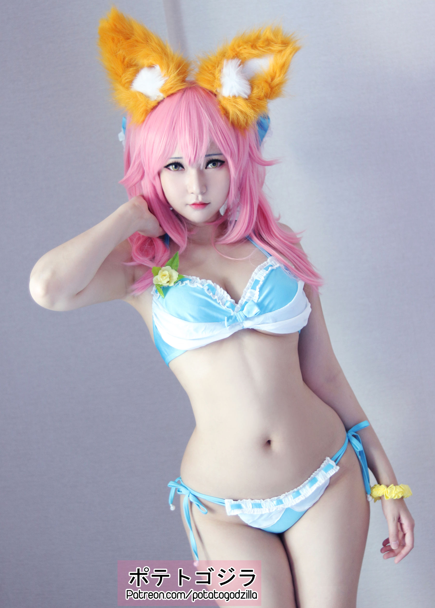 Coser小姐姐Potato Godzilla – Tamamo Bikini [20P]