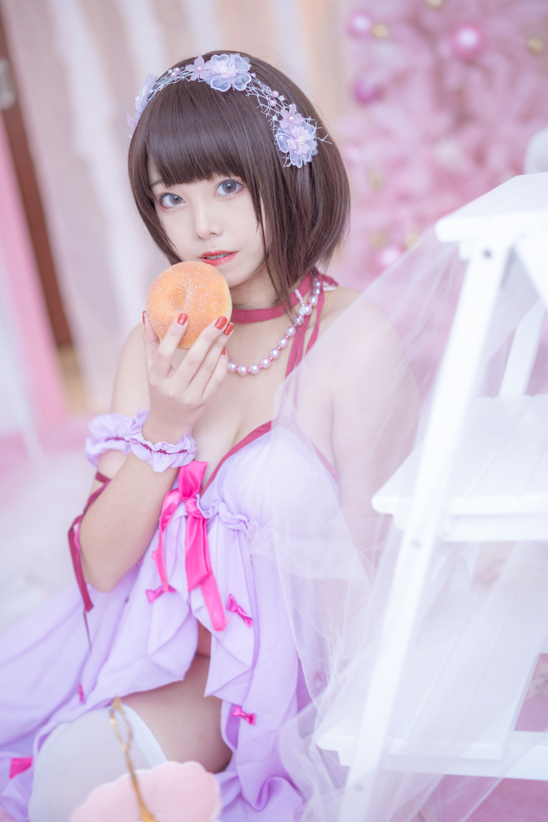 萌系小姐姐蜜汁猫裘 加藤惠睡衣 [14P]